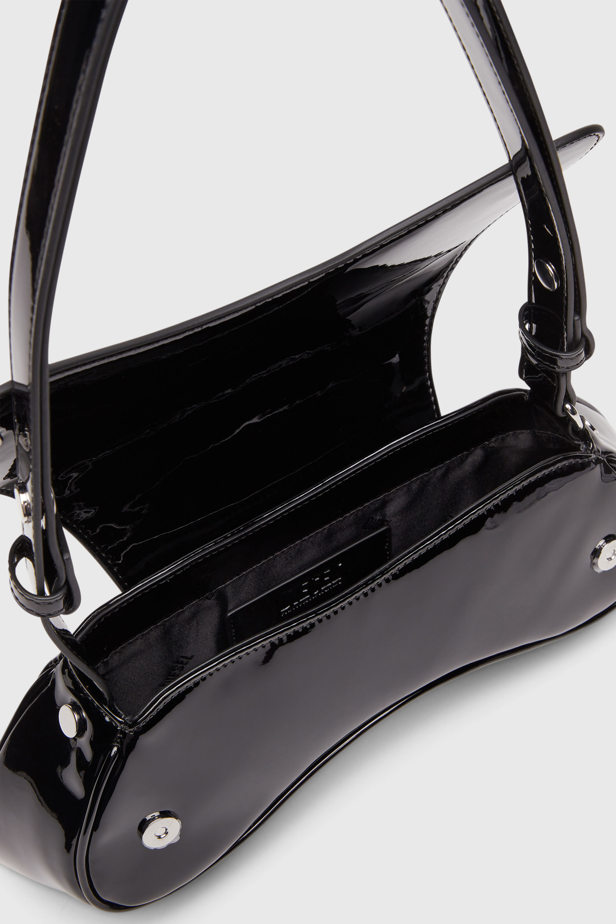 Diesel - PLAY CROSSBODY, Female's Play-Glossy crossbody bag in ブラック - 5