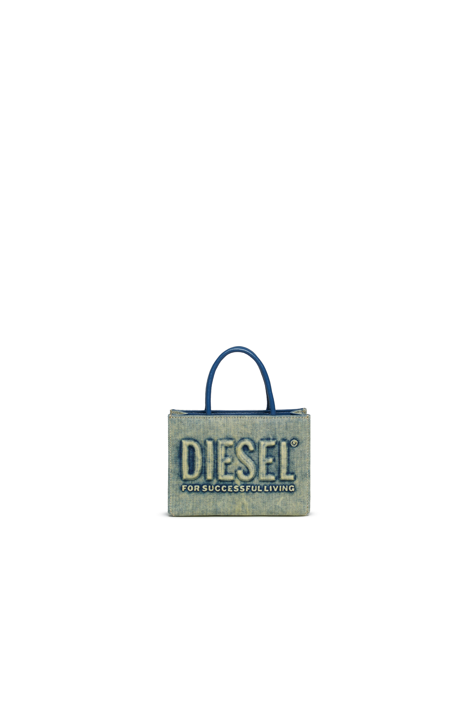 Diesel - DSL 3D MINI BAG, Female's ショッパーバッグ in ブルー - 1