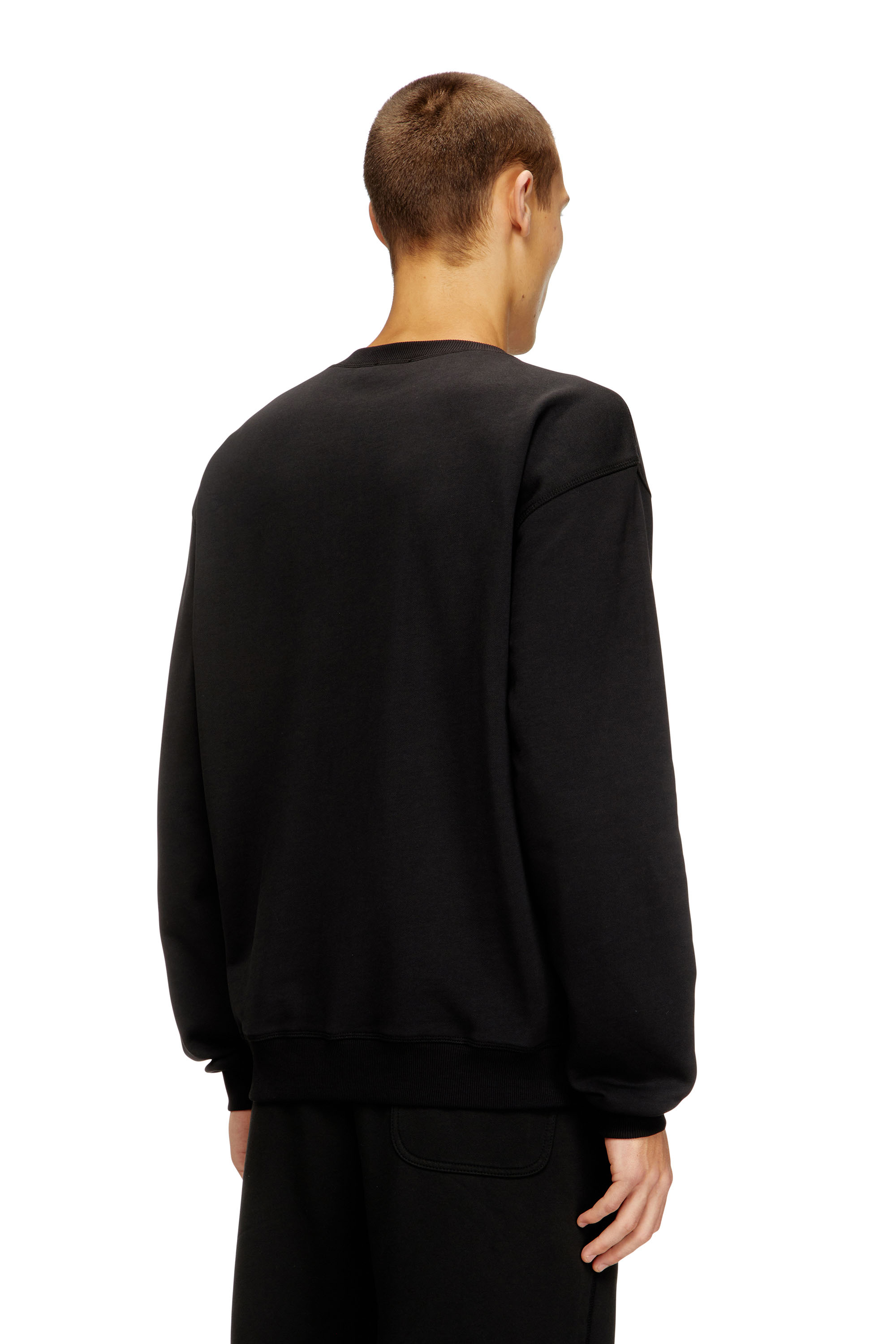 Diesel - S-NORM-IOD, Male's プルオーバースウェット in ブラック - 4