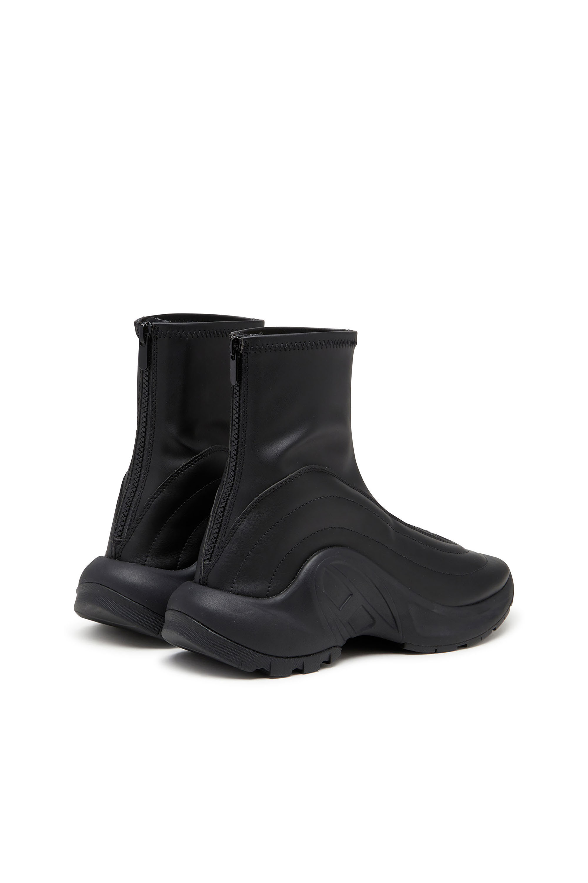 Diesel - S-D-RUNNER BOOTIE X, Unisex's ショートブーツ in ブラック - 3