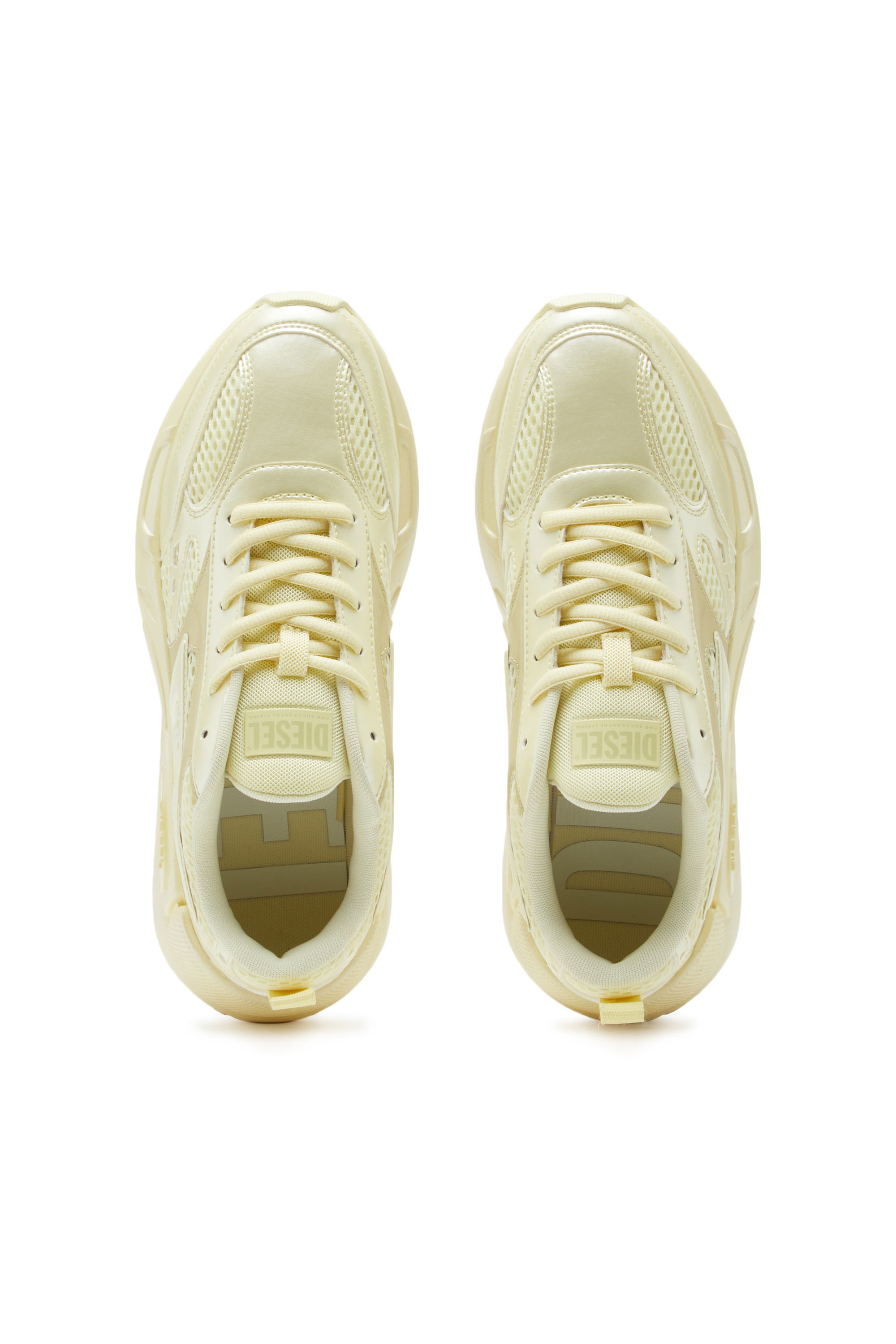 S-SERENDIPITY SPORT （MEN）: Dパッチ付きメッシュスニーカー