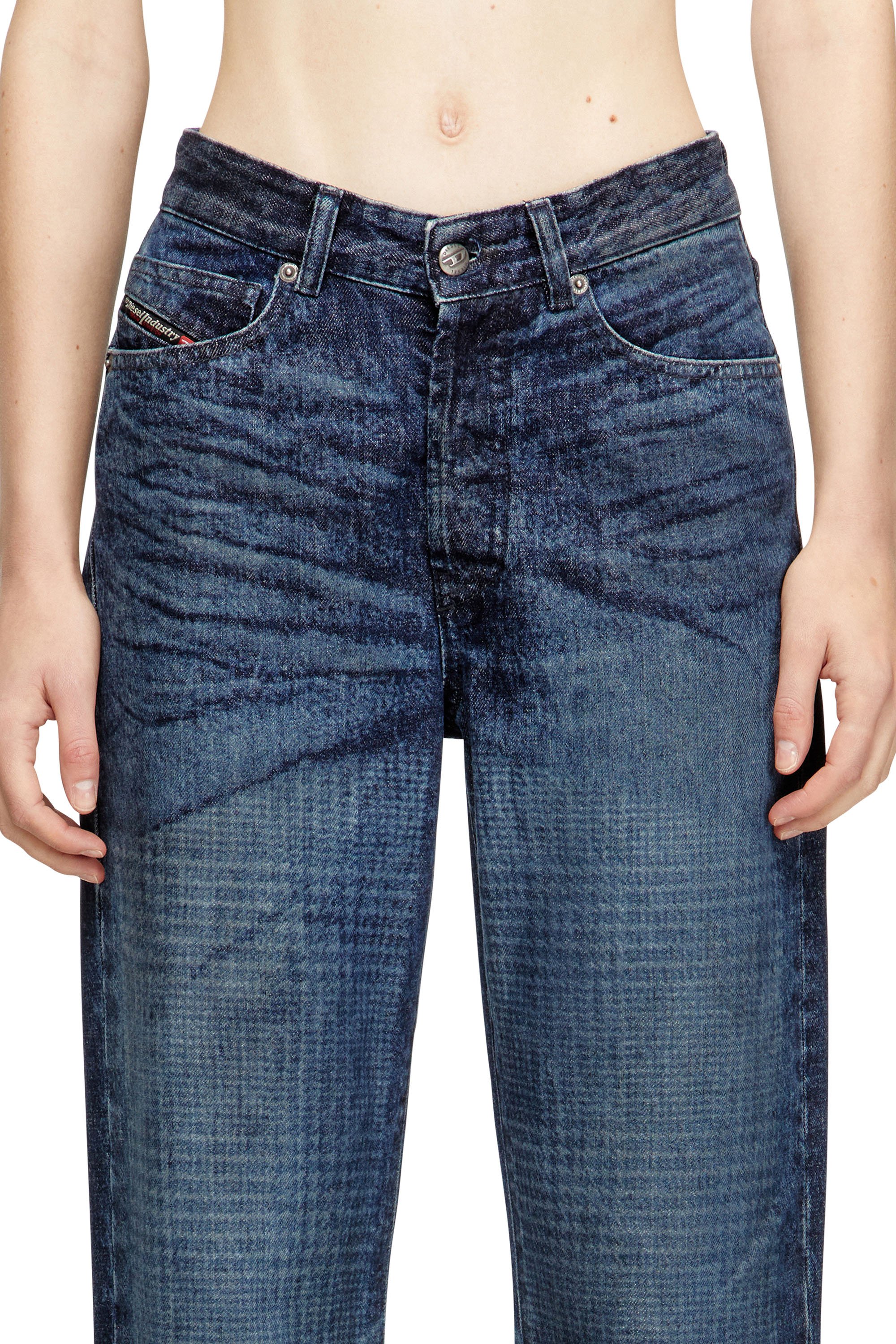 Diesel - Female's Regular Jeans 1971 D-Sent 007CV, ダークブルー - 5