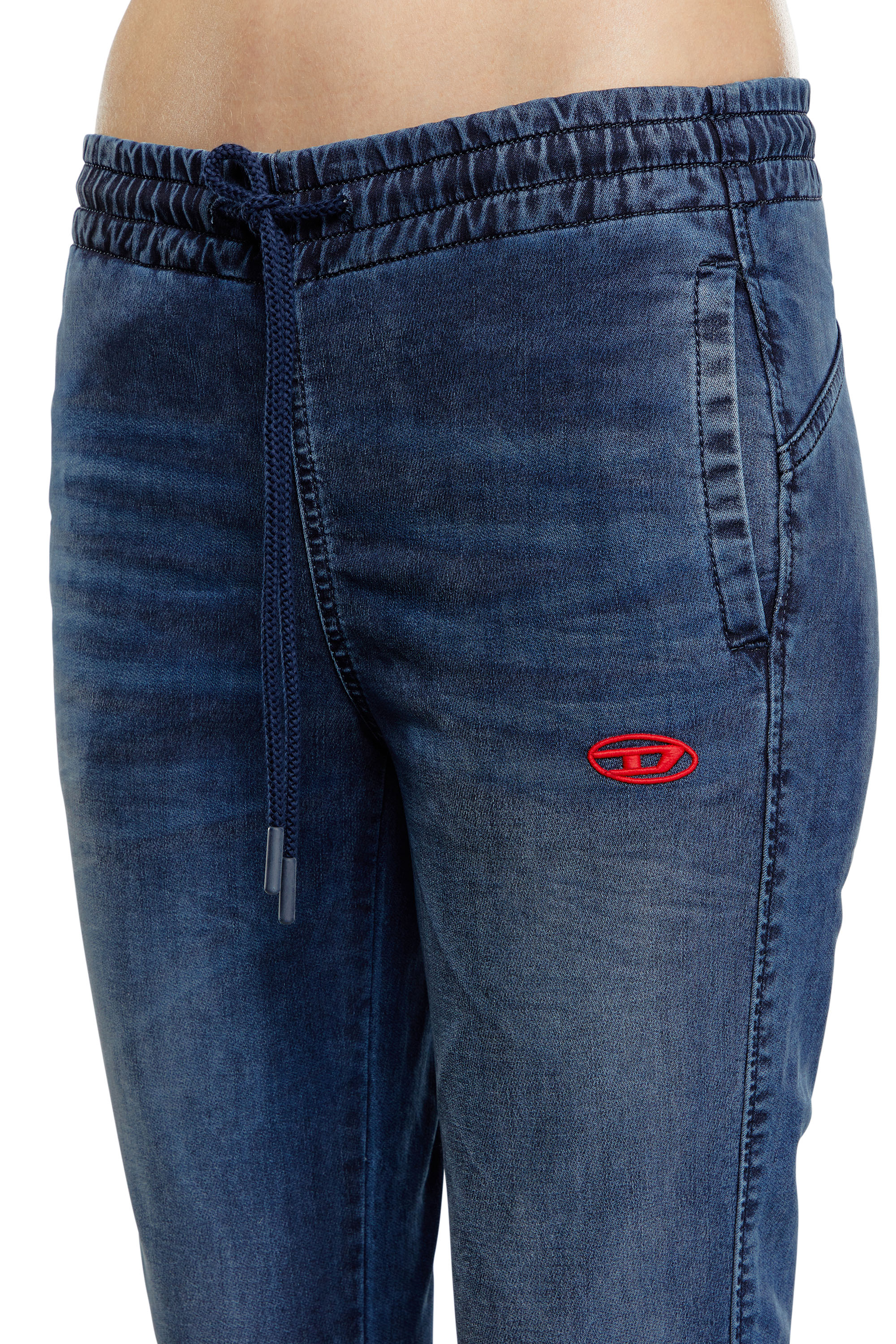 Diesel - Female's Bootcut 2069 D-Ebbey Joggjeans® 068LX, ダークブルー - 5