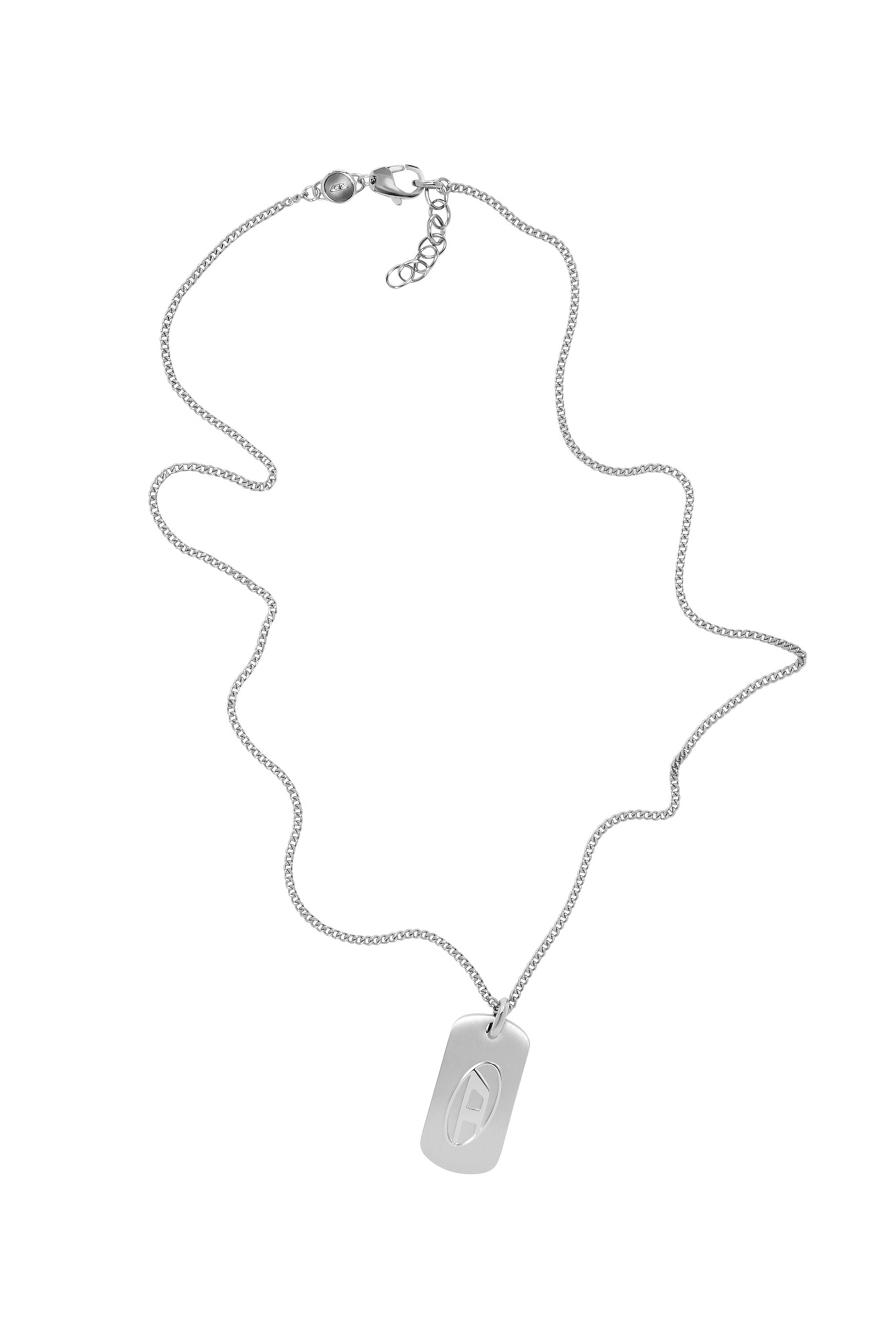 Diesel - DX1352, Male's ジュエリー ネックレス in シルバー - 2