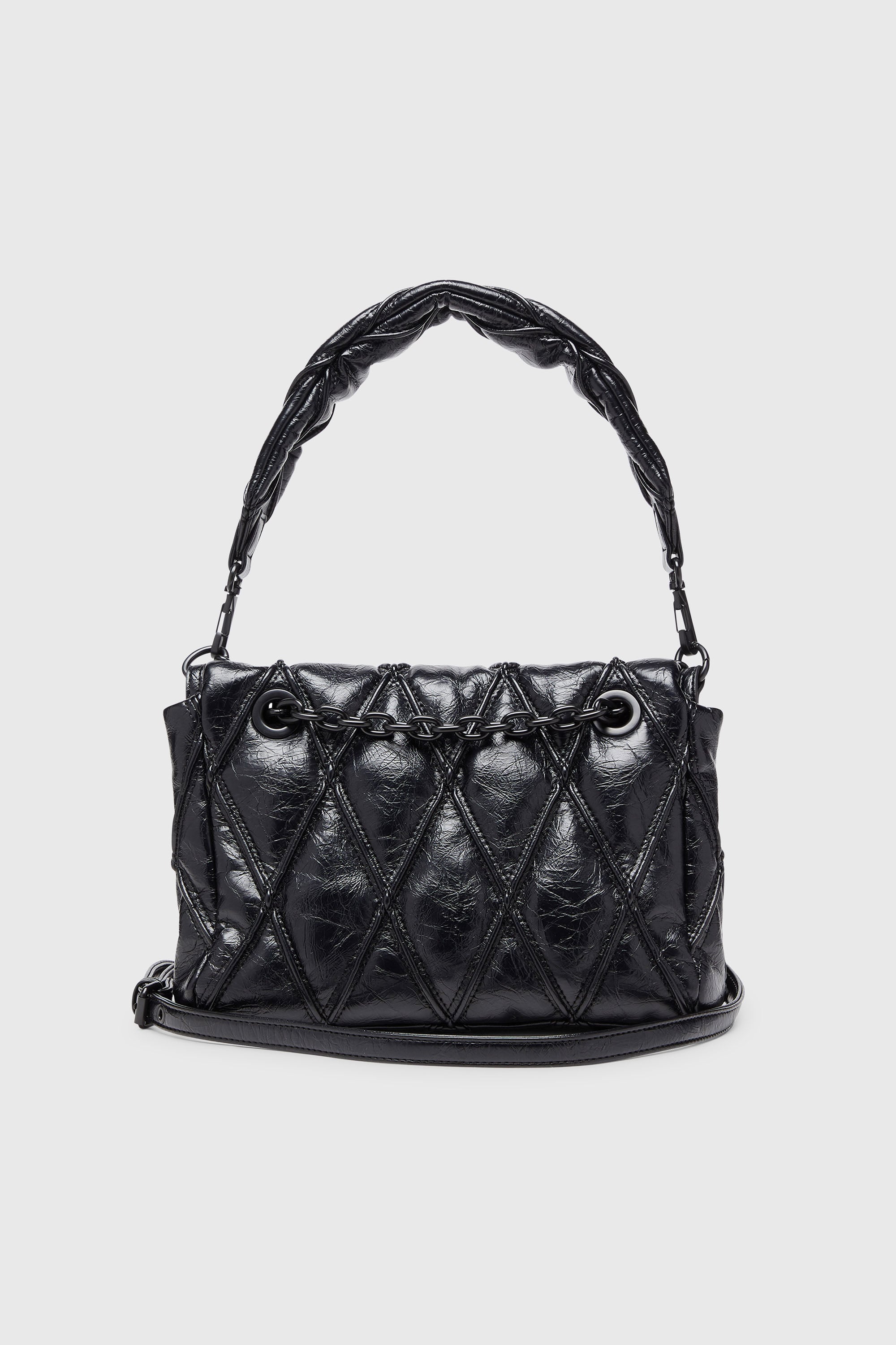 Diesel - CHARM-D SHOULDER M, Female's ショルダーバッグ M in ブラック - 2