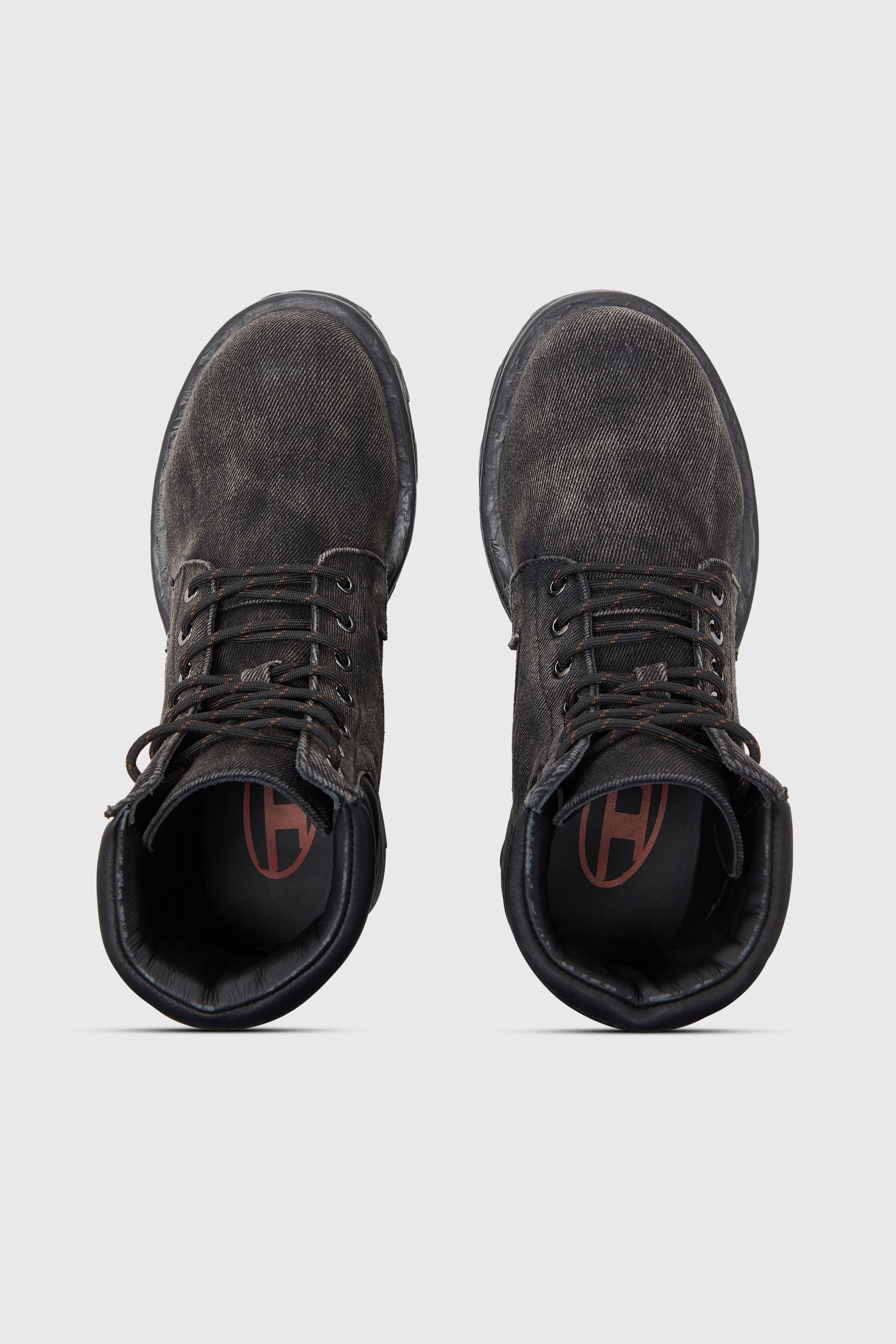 D-HAMMER LACE UP W レースアップブーツ｜グレー｜ウィメンズ｜DIESEL