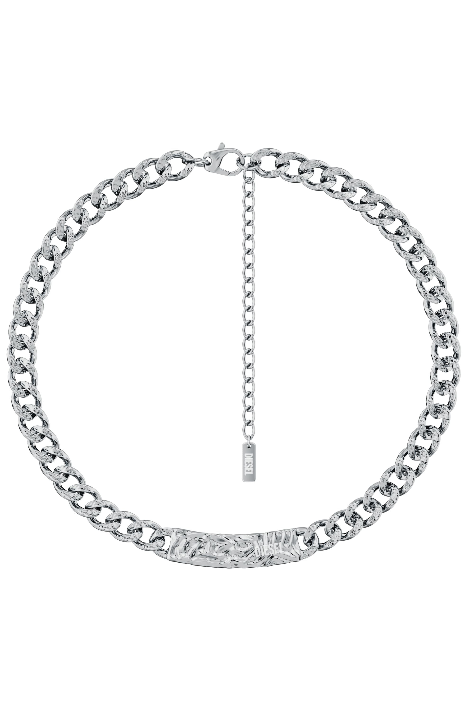 Diesel - DX1733040, Unisex's ネックレス in シルバー - 1