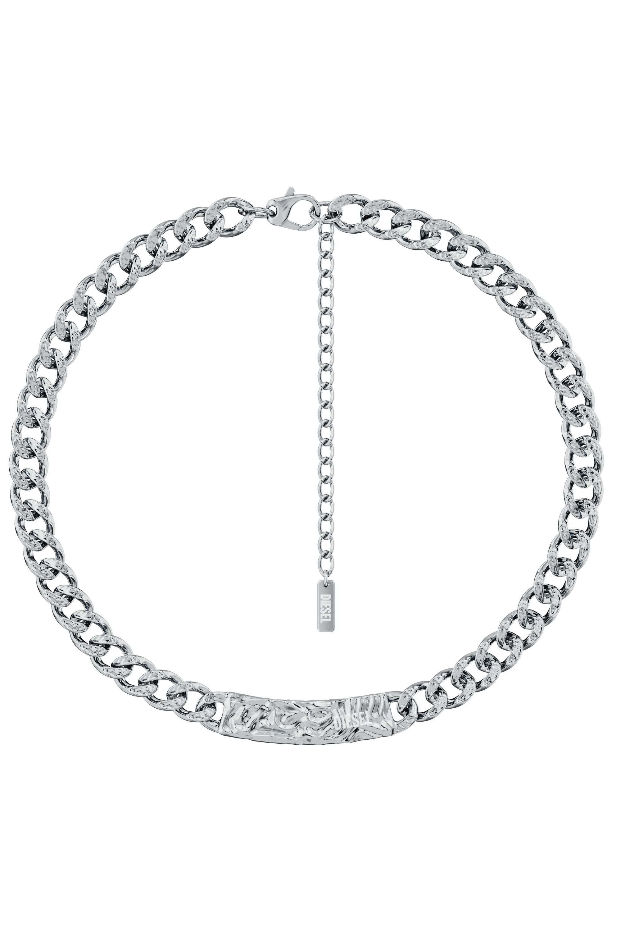 Diesel - DX1733040, Unisex's ネックレス in シルバー - 1