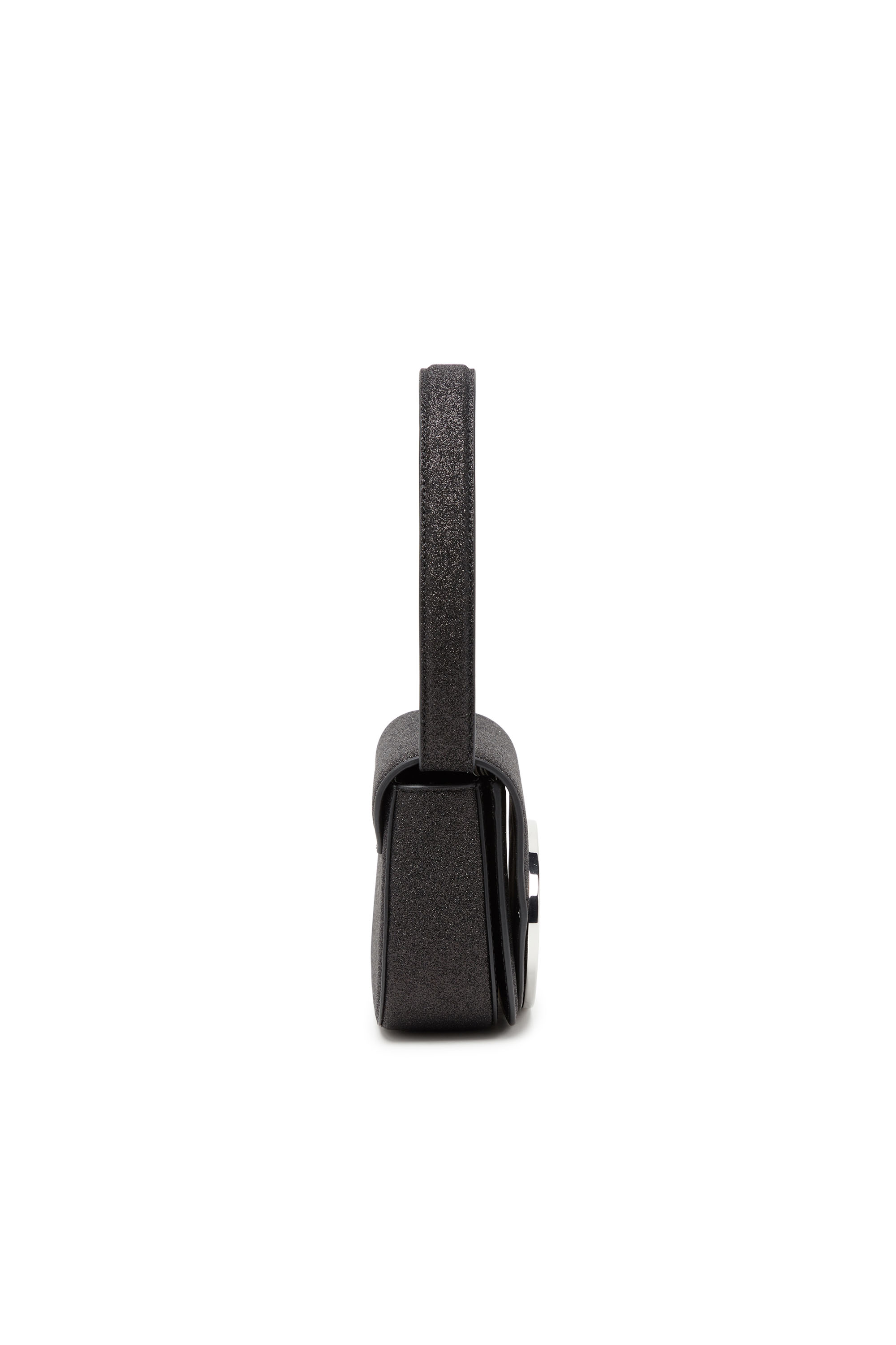 Diesel - 1DR, Female's 1DR-Iconic shoulder bag in glitter fabric in ブラック - 3