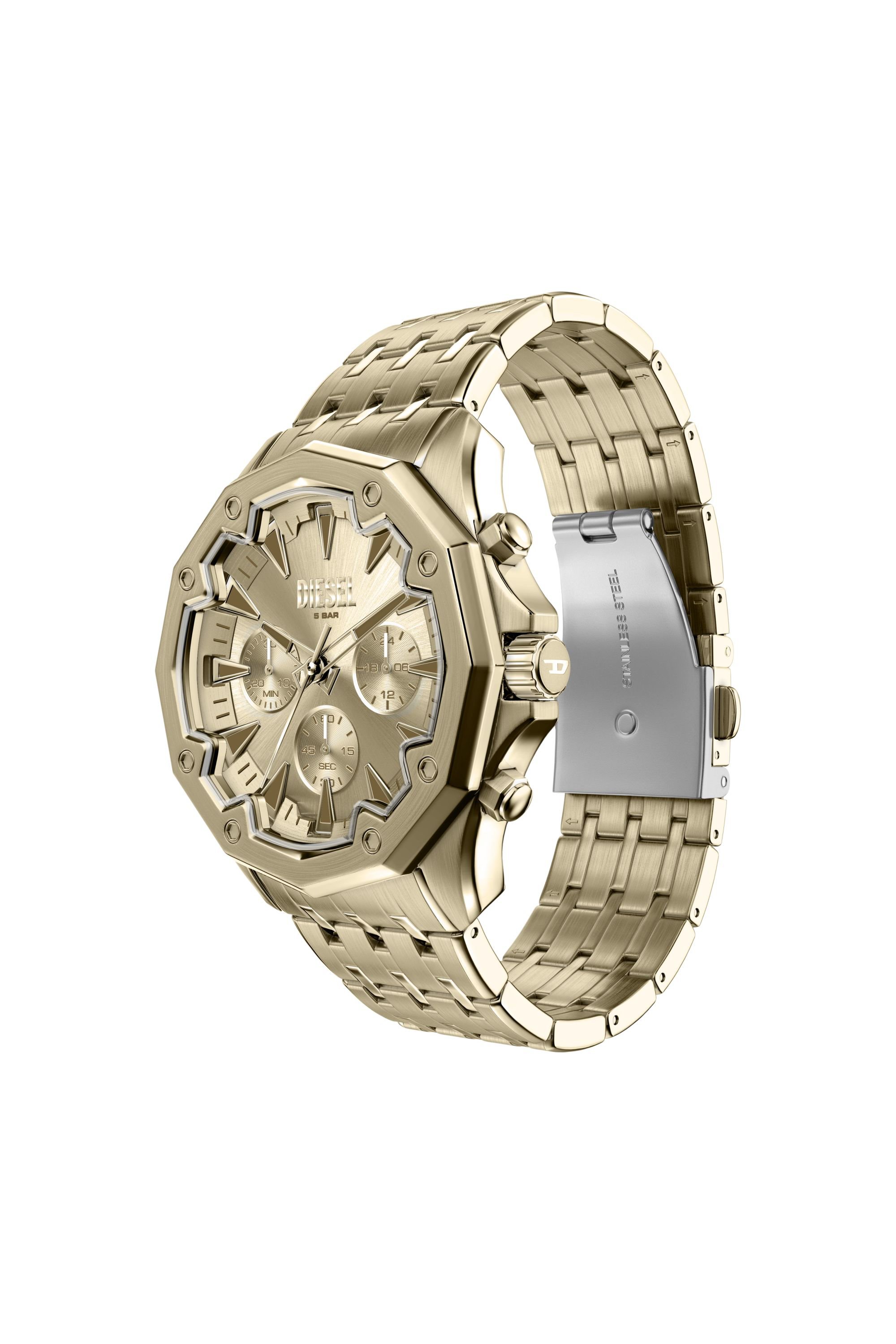 Diesel - DZ4707 WATCH, Male's Stinger Gold-Tone Stainless Steel Watch in ゴールド - 7