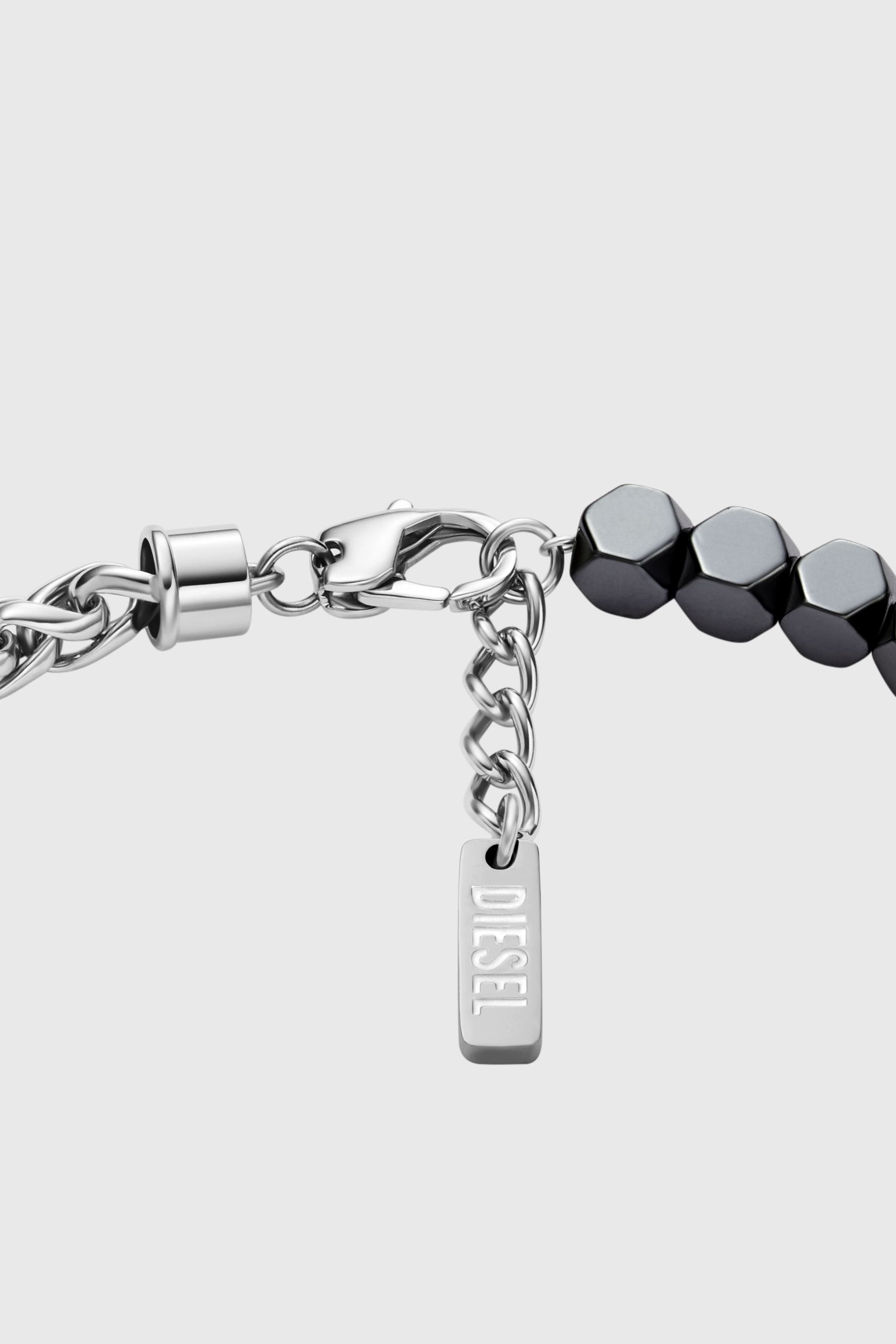Diesel - DX1647931 JEWELLERY, Unisex's ブレスレット in シルバー/ブラック - 2