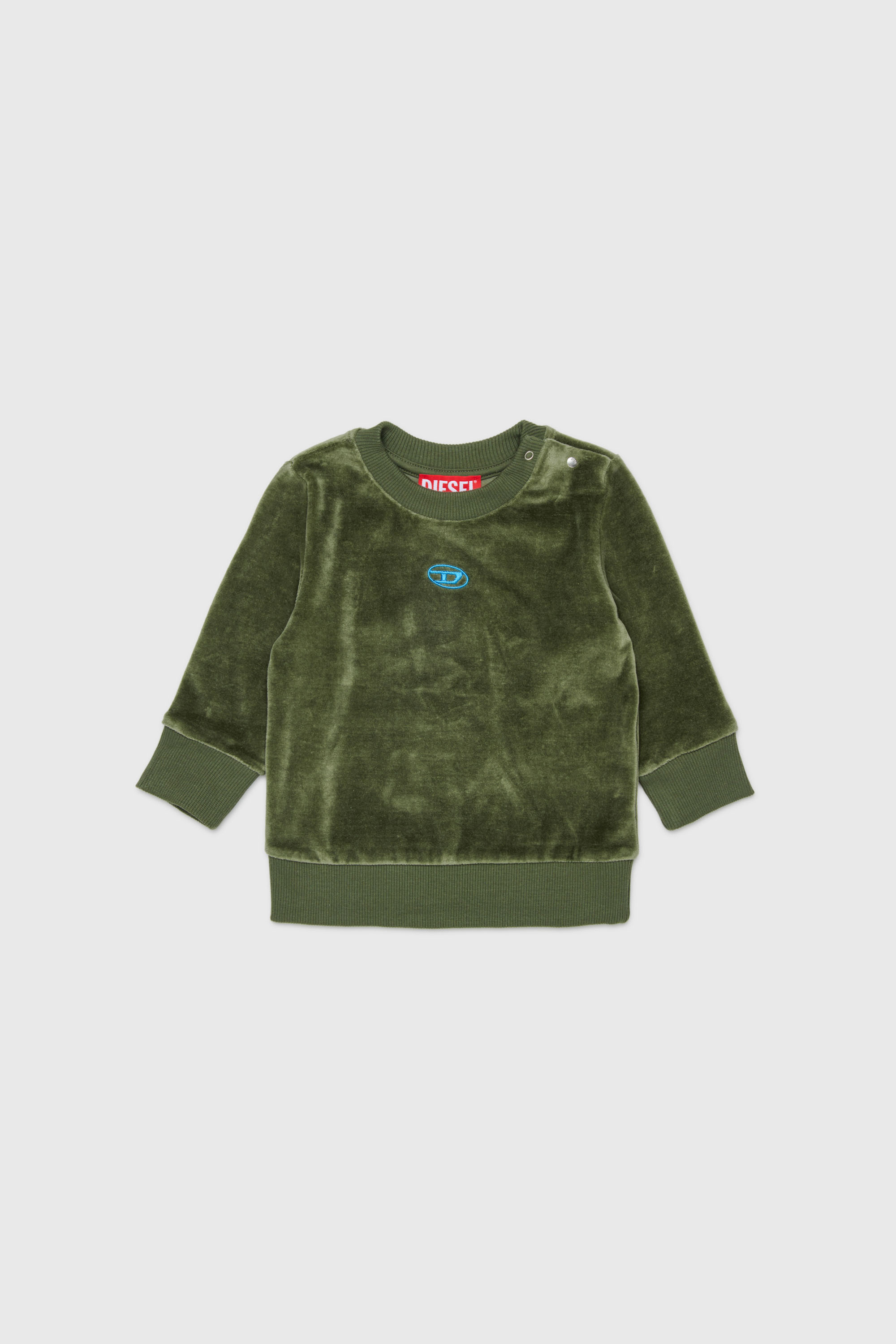 Diesel - SHENIB, Male's スウェット in グリーン - 1