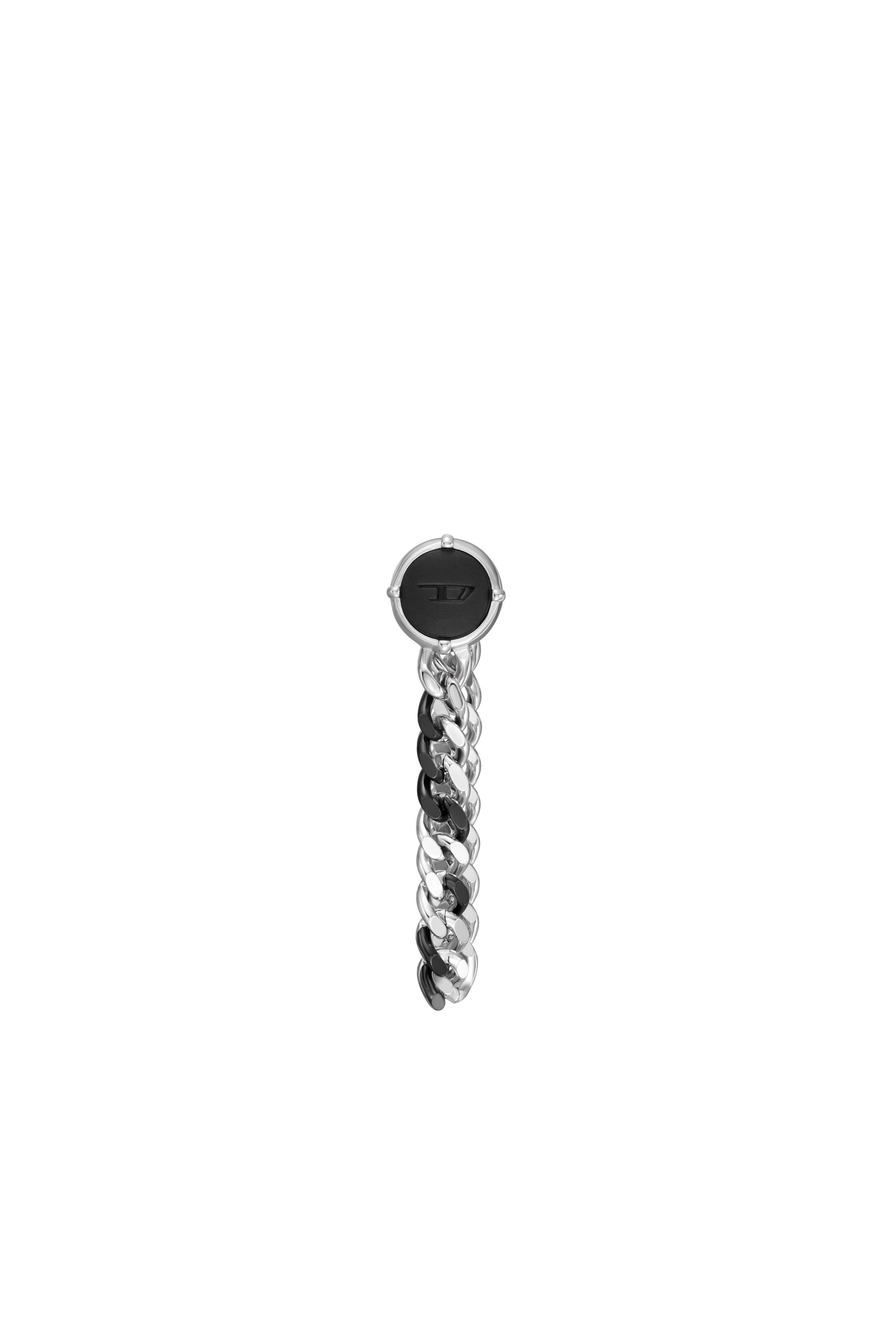 Diesel - DX1500, Unisex's Stainless steel stud earring in シルバー/ブラック - 2