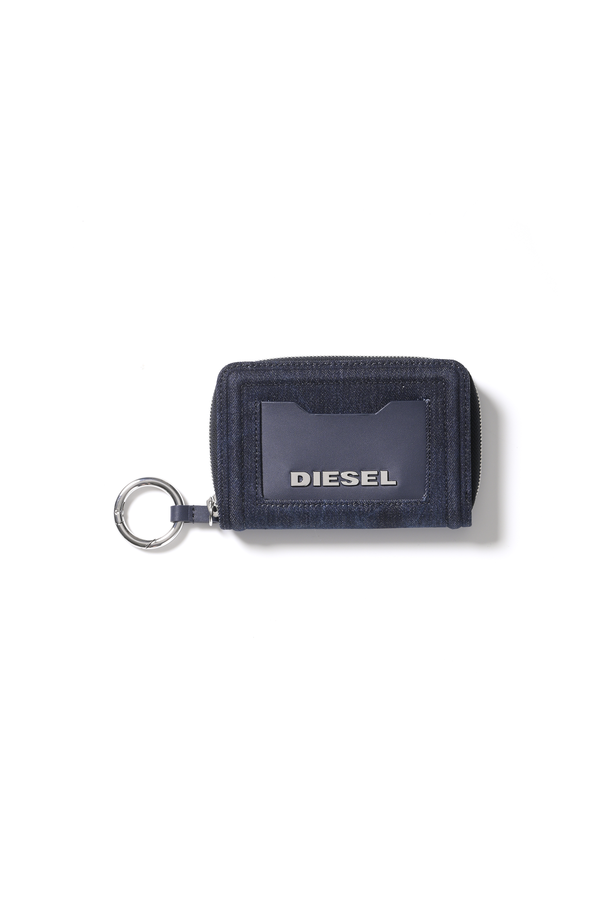Diesel - DENIM ZIP WALLET, Unisex's DENIM ZIP WALLET in ブルー - 1