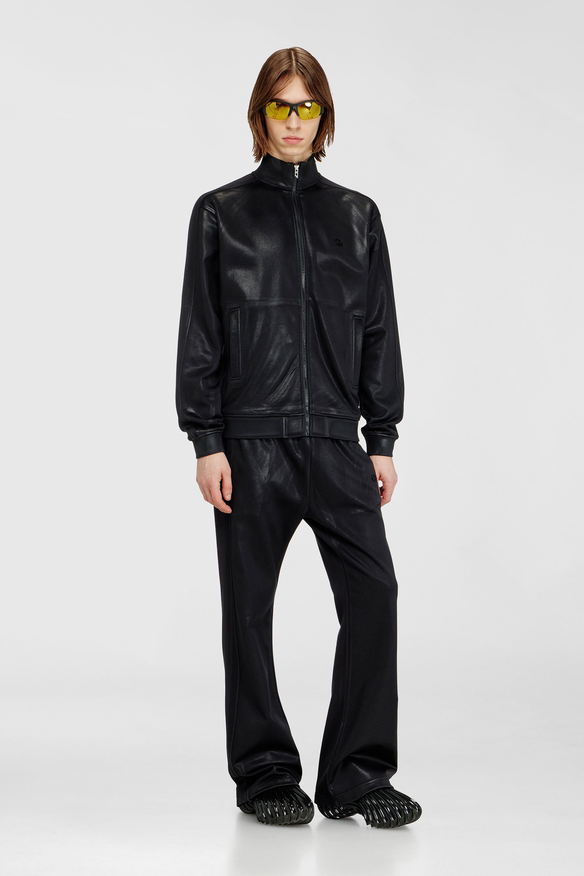 Diesel - P-GLOSSY, Male's スウェットパンツ in ブラック - 1