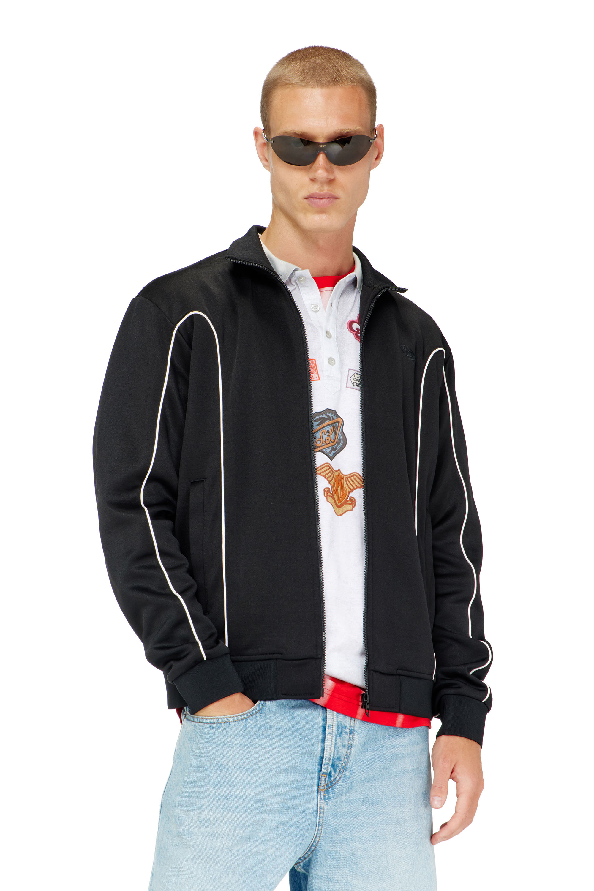 Diesel - S-LOCKING-DO, Male's ジャケット in ブラック - 1