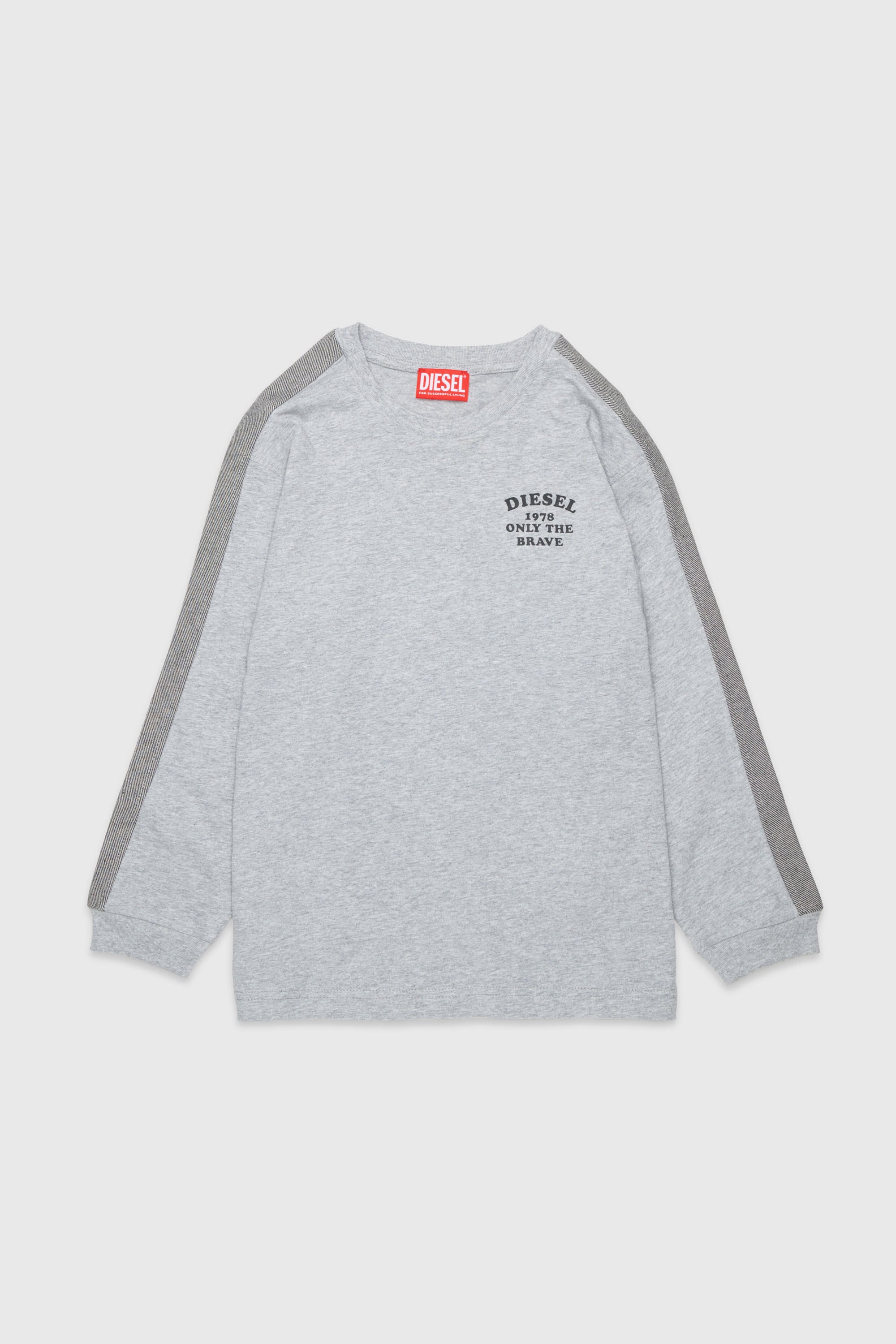 Diesel - TEAN OVER, Male's Tシャツ in グレー - 1