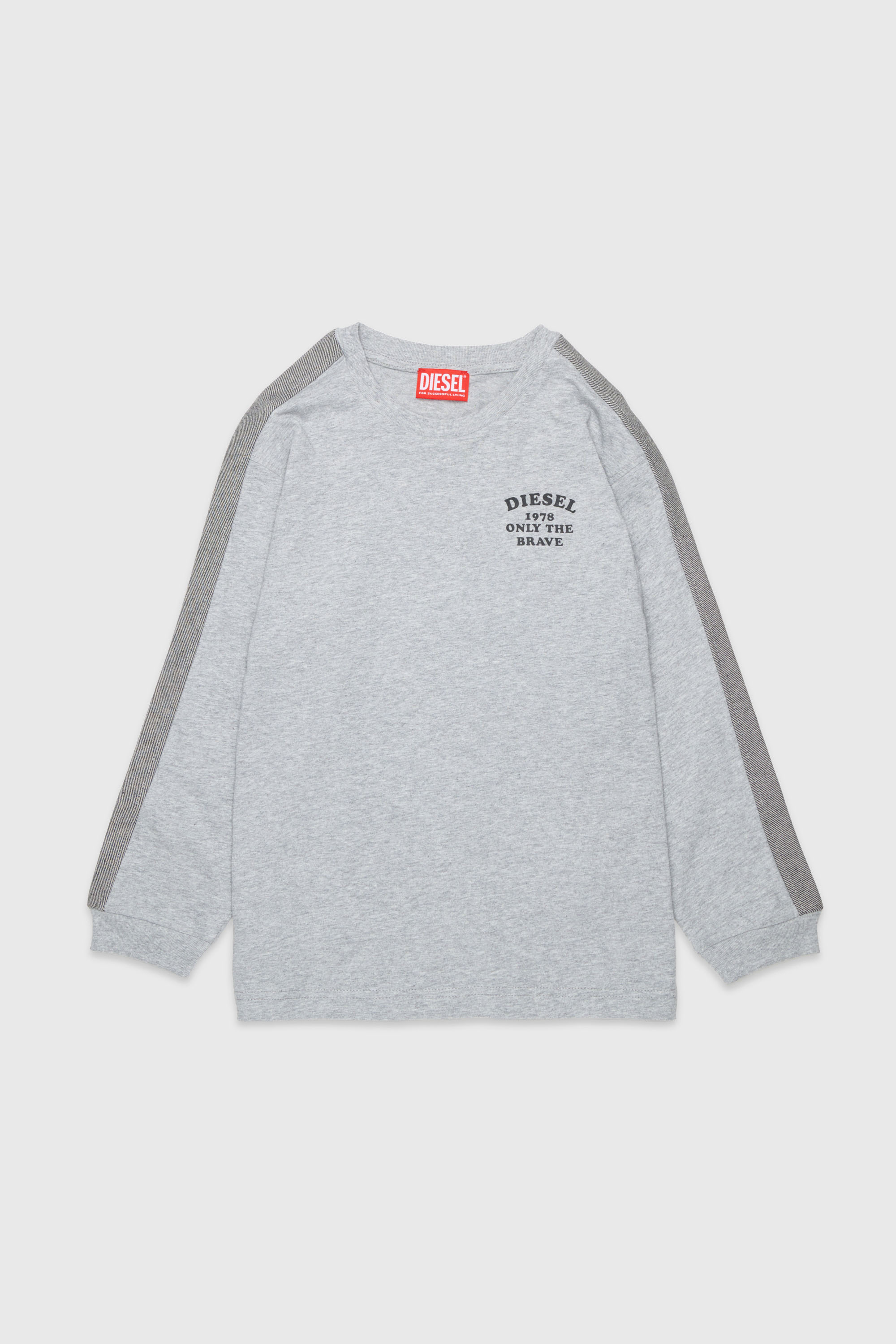 Diesel - TEAN OVER, Male's Tシャツ in グレー - 1