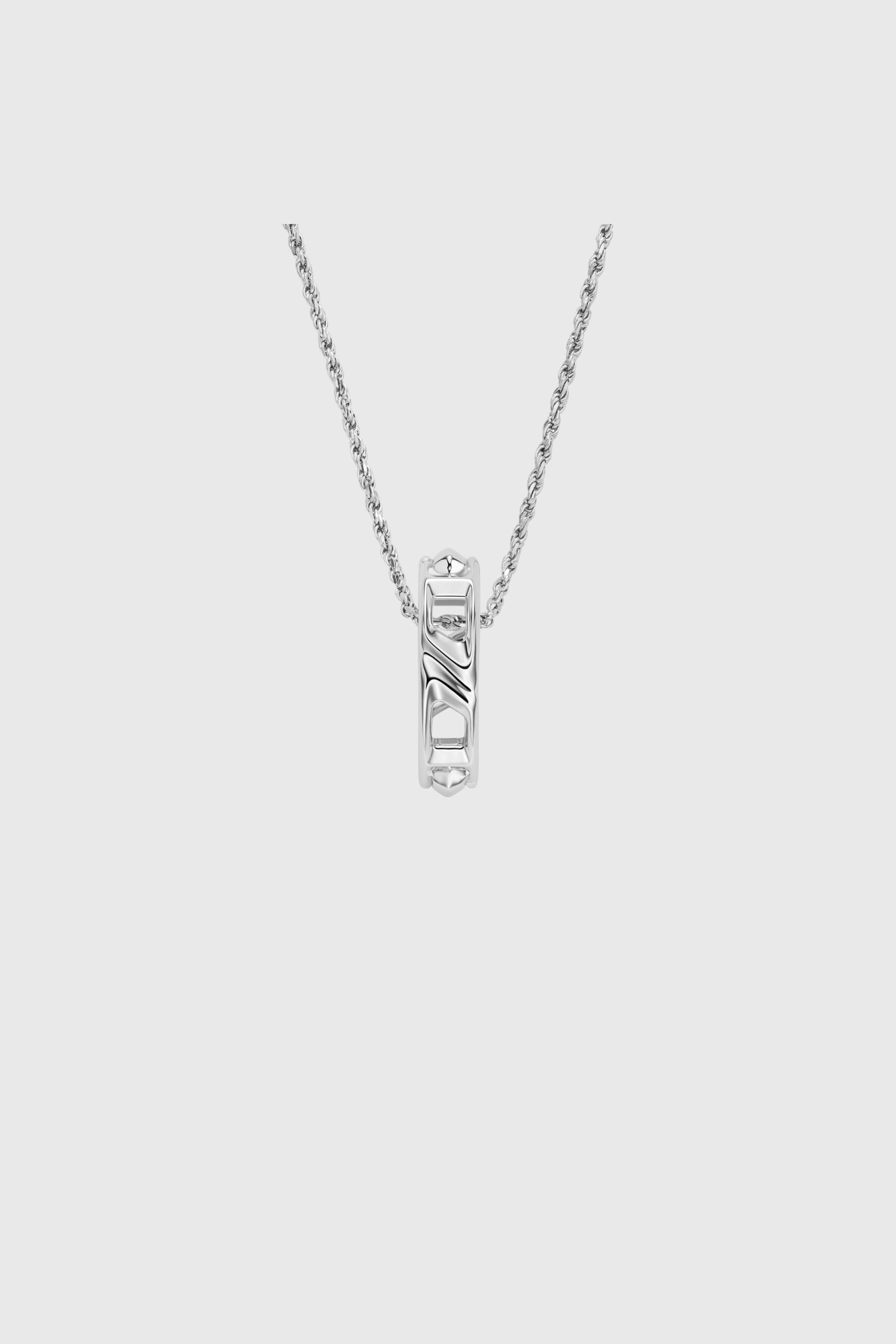 Diesel - DL1367040 STERLING SILVER JEWEL, Unisex's ネックレス in シルバー - 2