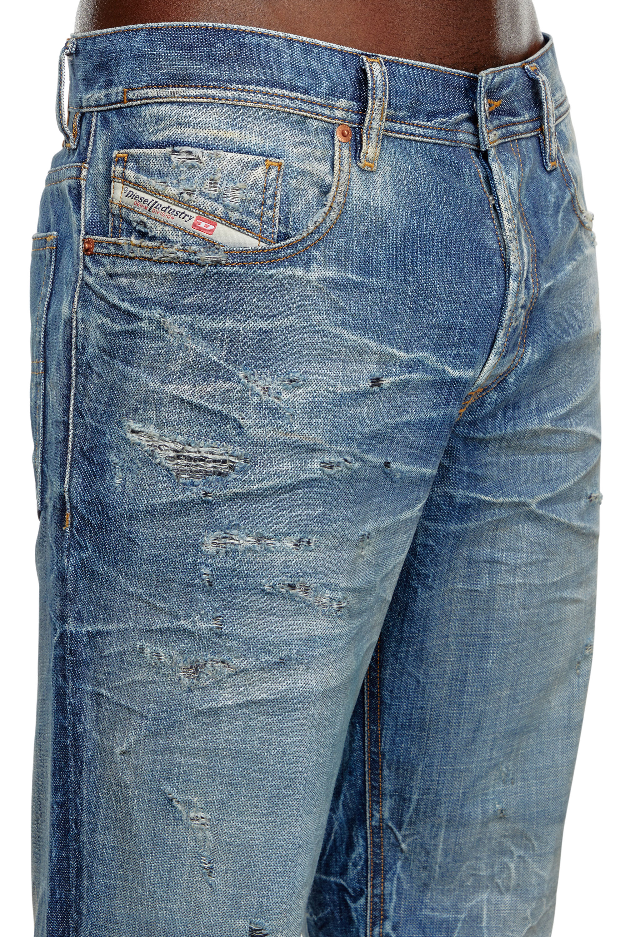 Diesel - Male's Regular Jeans 2023 D-Finitive 09K37, ミディアムブルー - 5