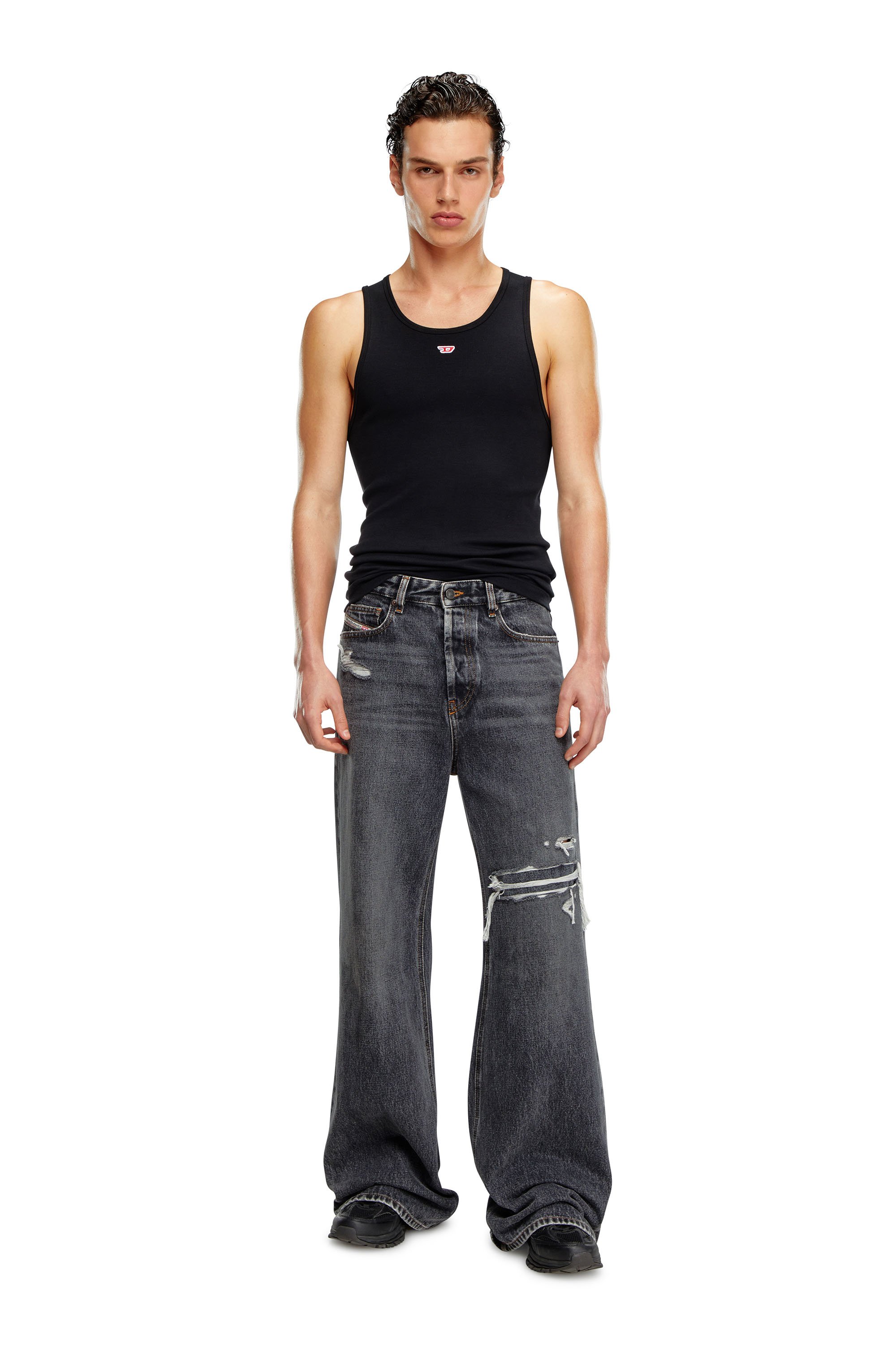 Diesel - Straight Jeans 1996 D-Sire 007F6, ブラック/ダークグレー - Image 7