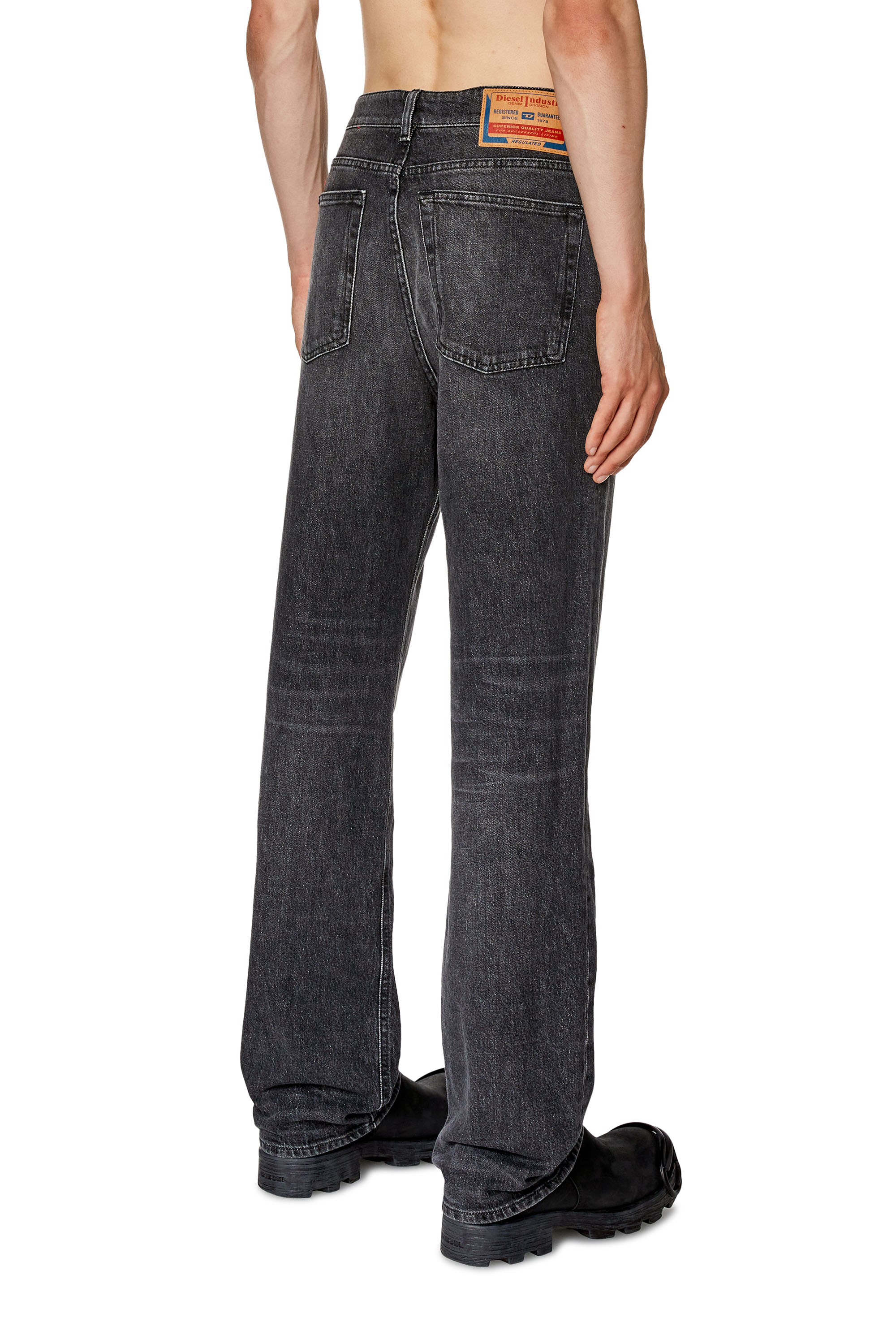 Diesel - Straight Jeans 1955 D-Rekiv 0CKAH, ブラック/ダークグレー - Image 3