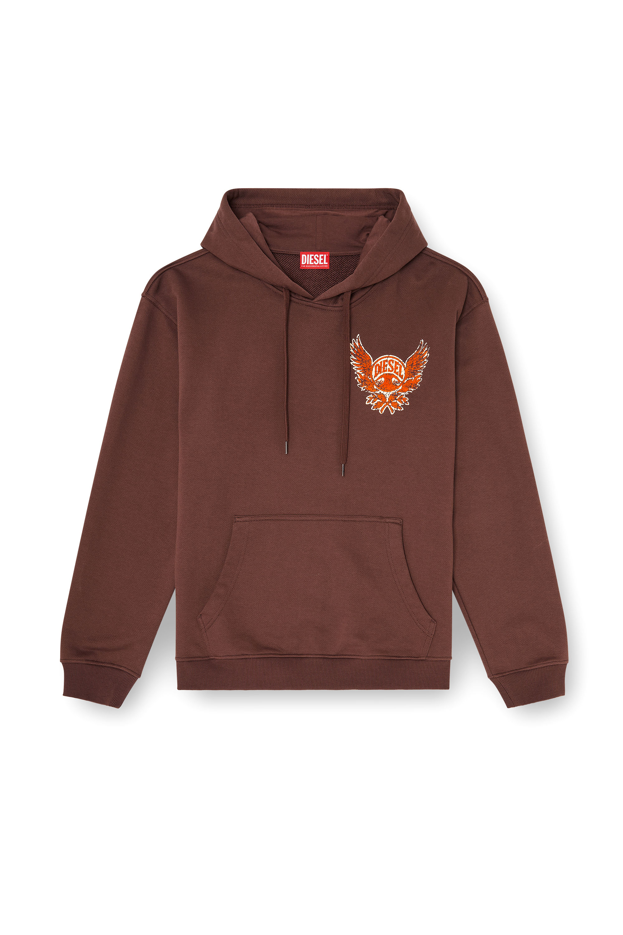 Diesel - S-NORM-HOOD-AA2, Male's プルオーバーパーカー in ブラウン - 2
