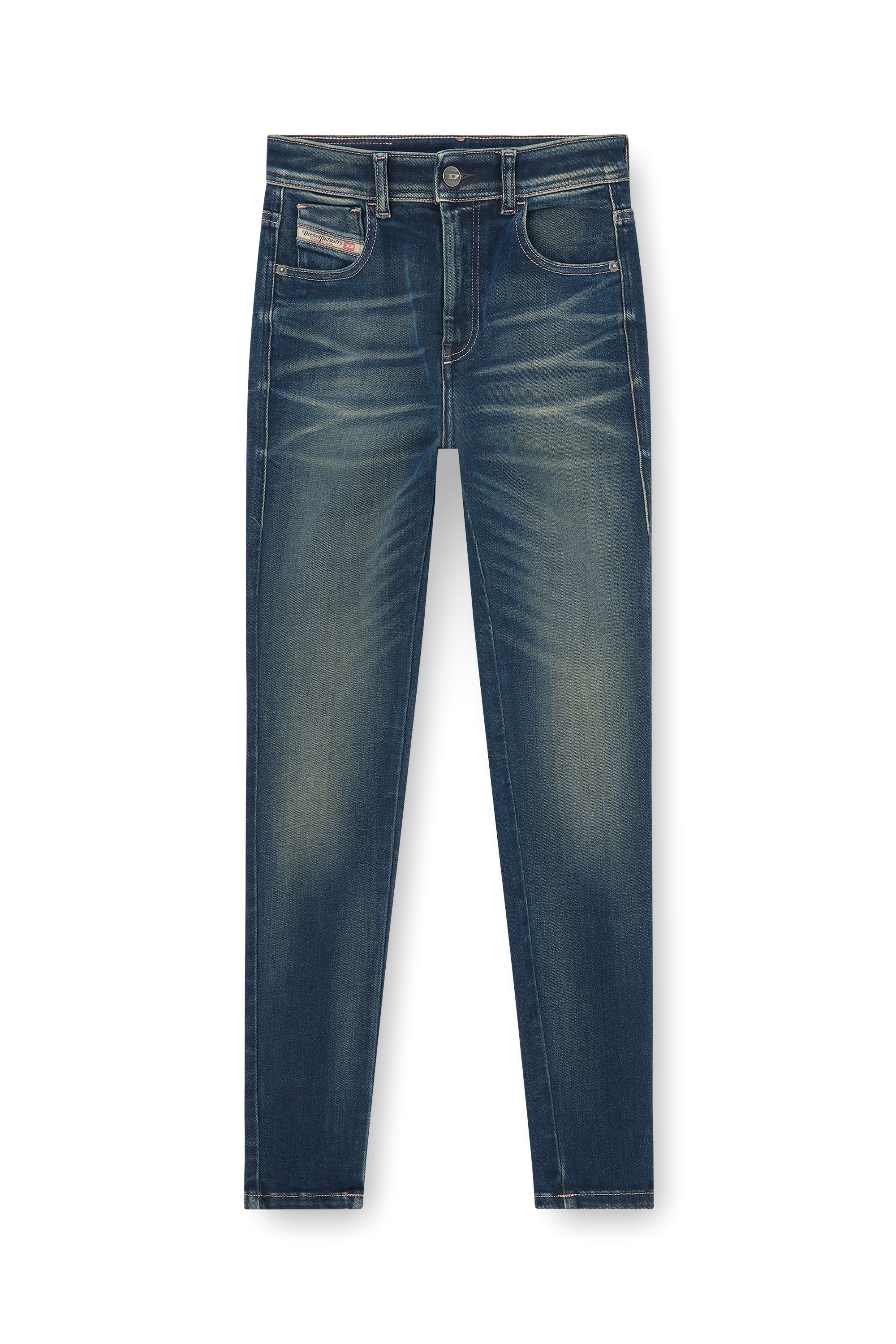 Diesel - Female's Skinny Jeans 1984 Slandy-High 09P40, ダークブルー - 6