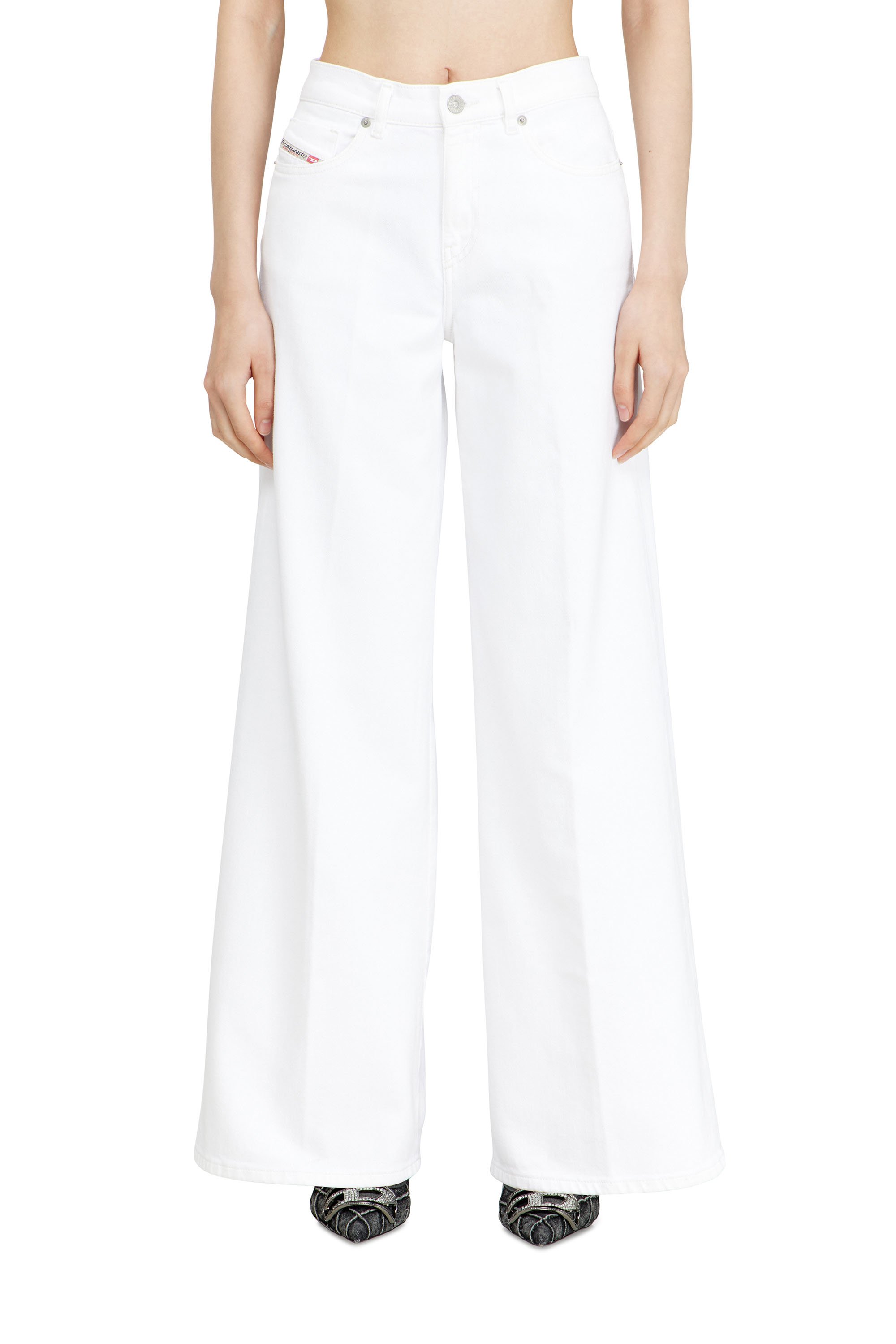 Diesel - Female's Flare Jeans 1978 D-Akemi 09N92, ホワイト - 2