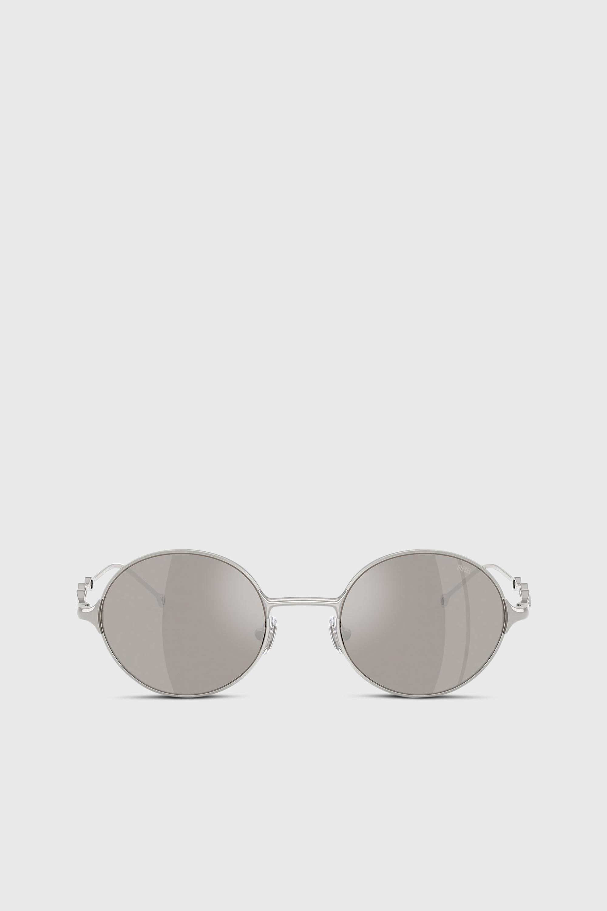 Diesel - 0DL1008, Unisex's Round sunglasses in シルバー - 1