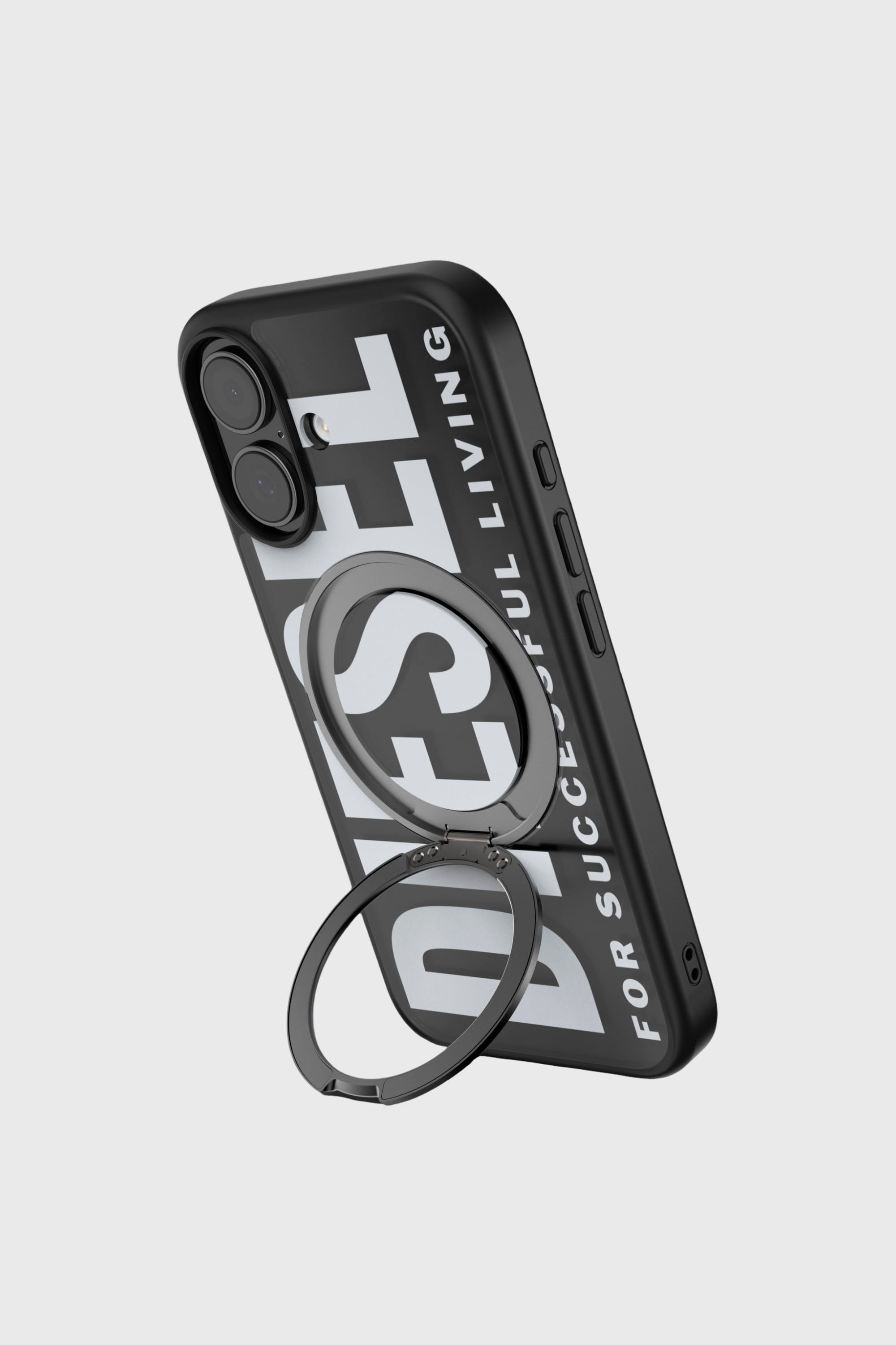 Diesel - 60403 RING STAND CASE RING STAND, Unisex's IPHONE 17 in ブラック - 2