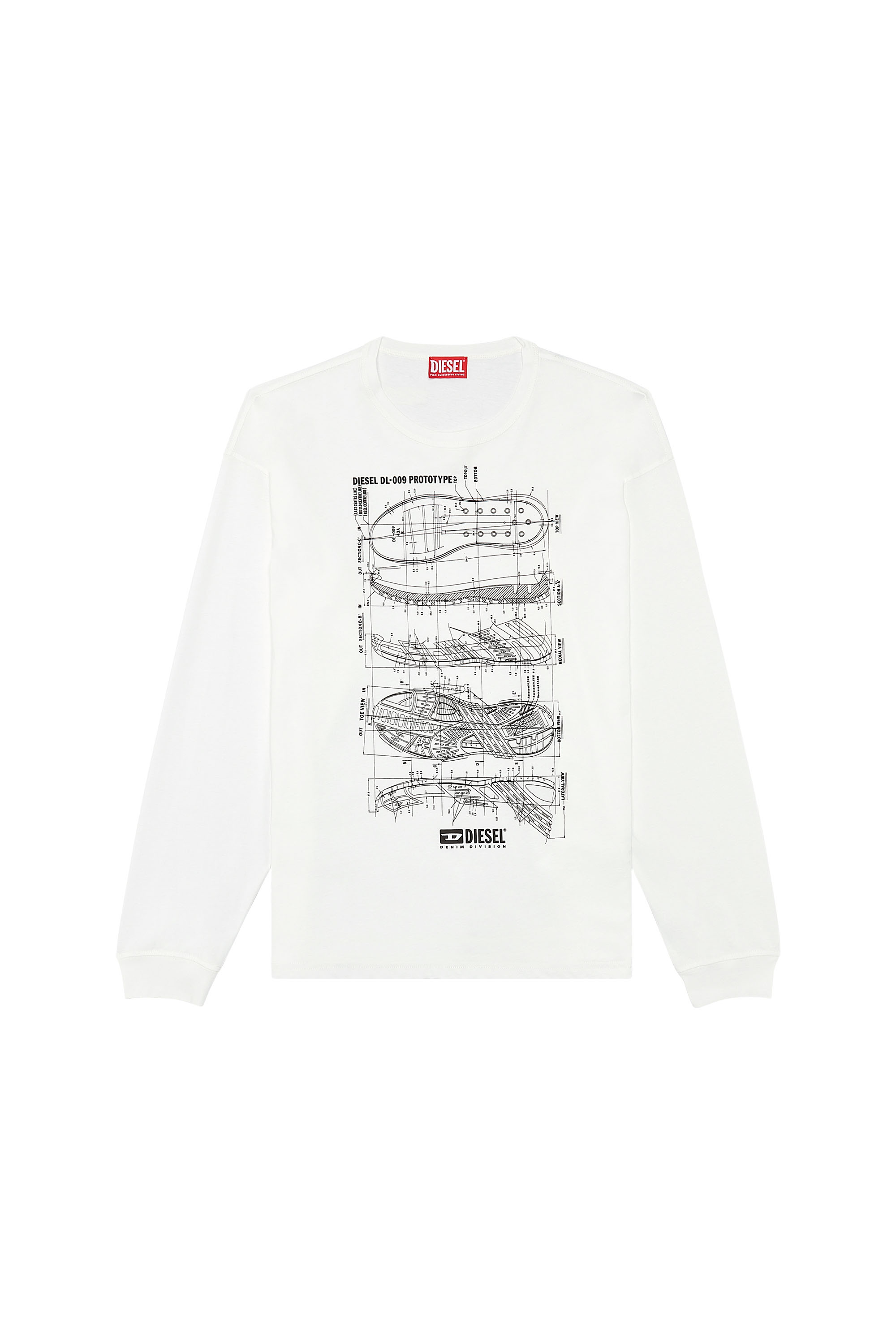 Diesel - T-BOXT-LS-N5, ホワイト - Image 4
