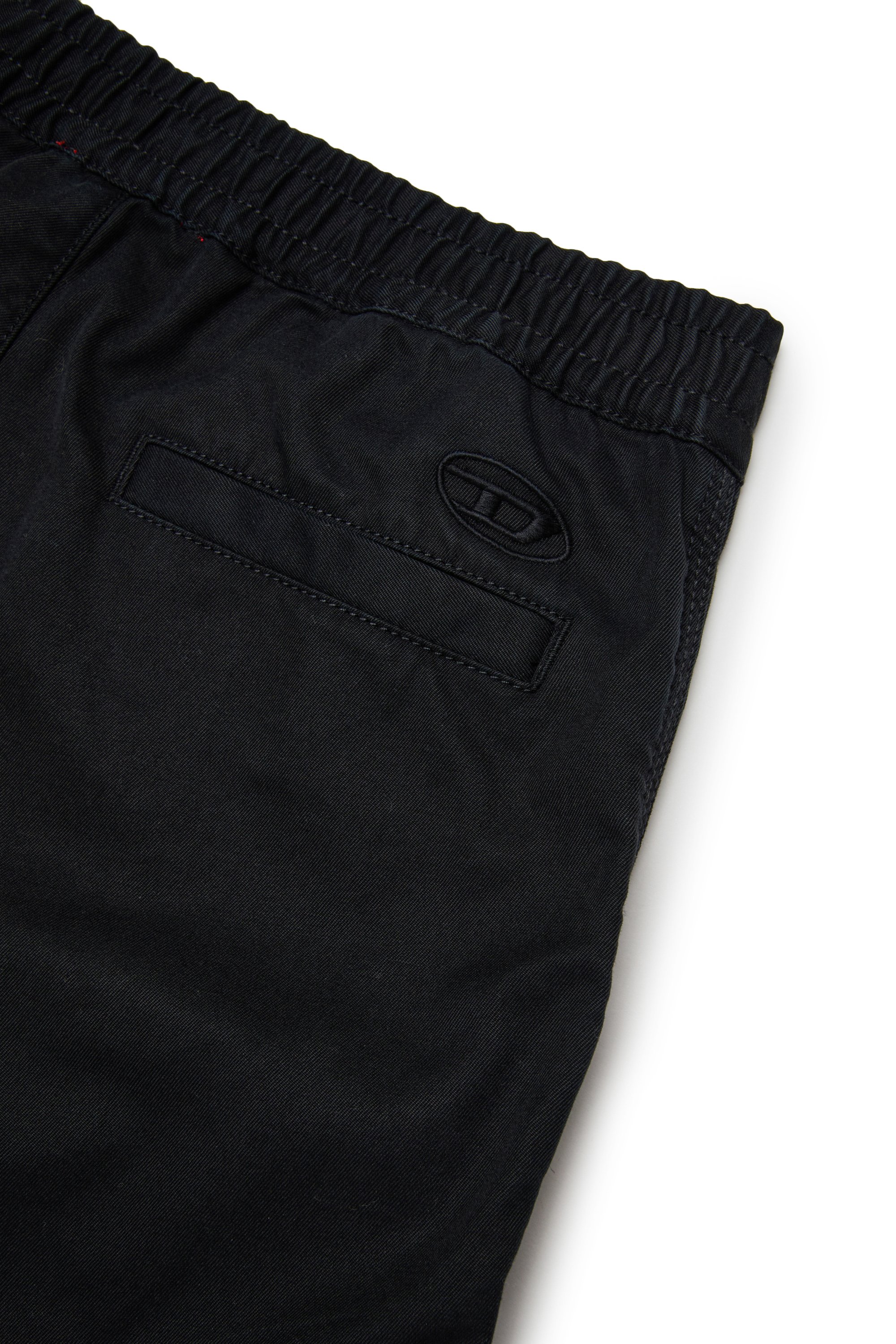 Diesel - PDANZEL, Unisex's Cotton cargo pants with multiple pockets in ブラック - 4