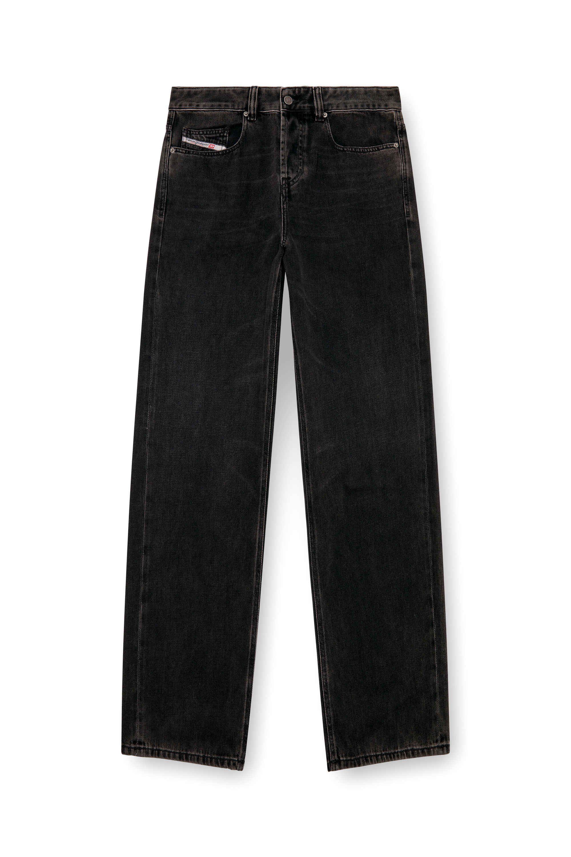 Diesel - Straight Jeans 2001 D-Macro 09I35, ブラック/ダークグレー - Image 3