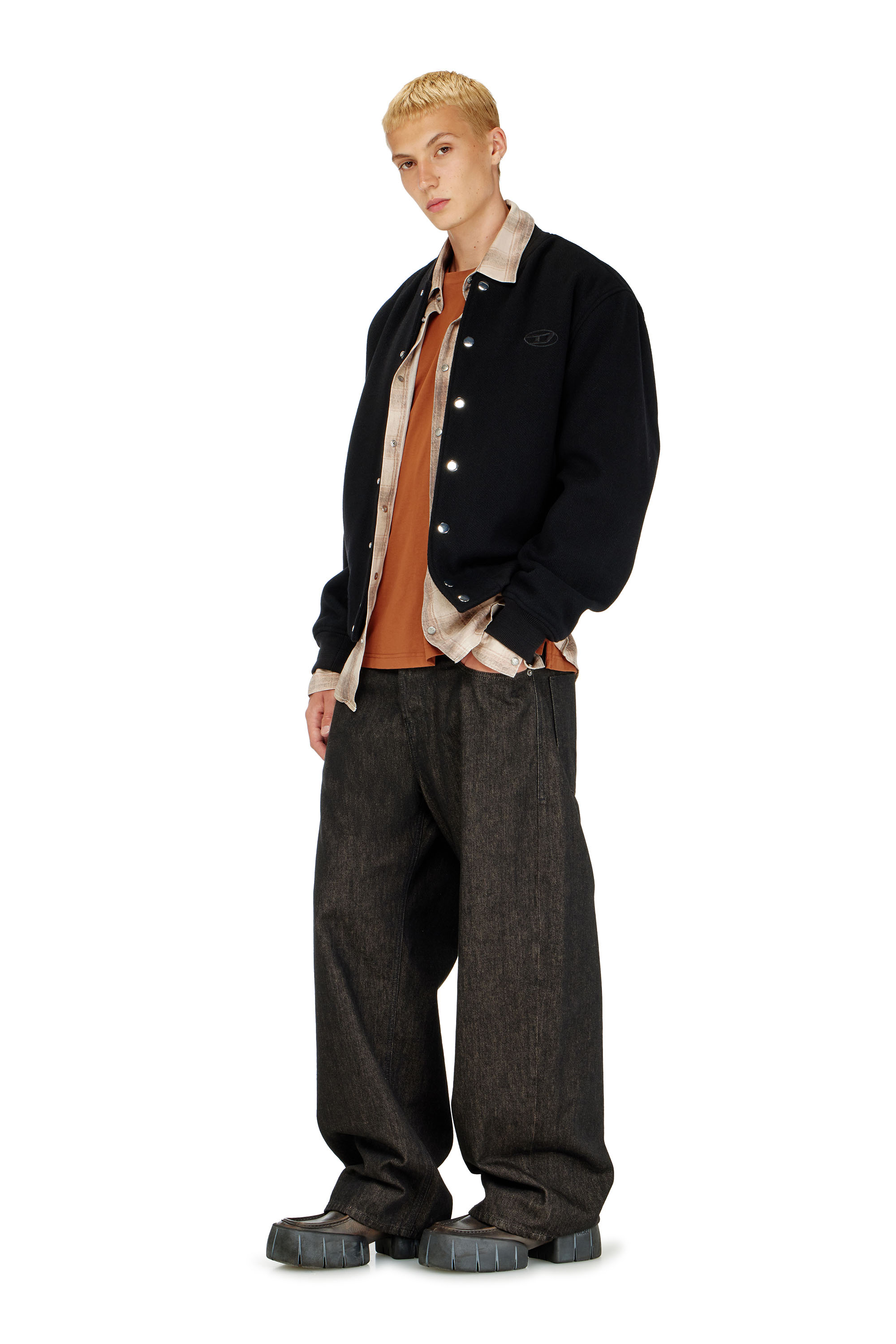 Diesel - J-ARRY-WRD, Male's ボンバージャケット in ブラック - 2