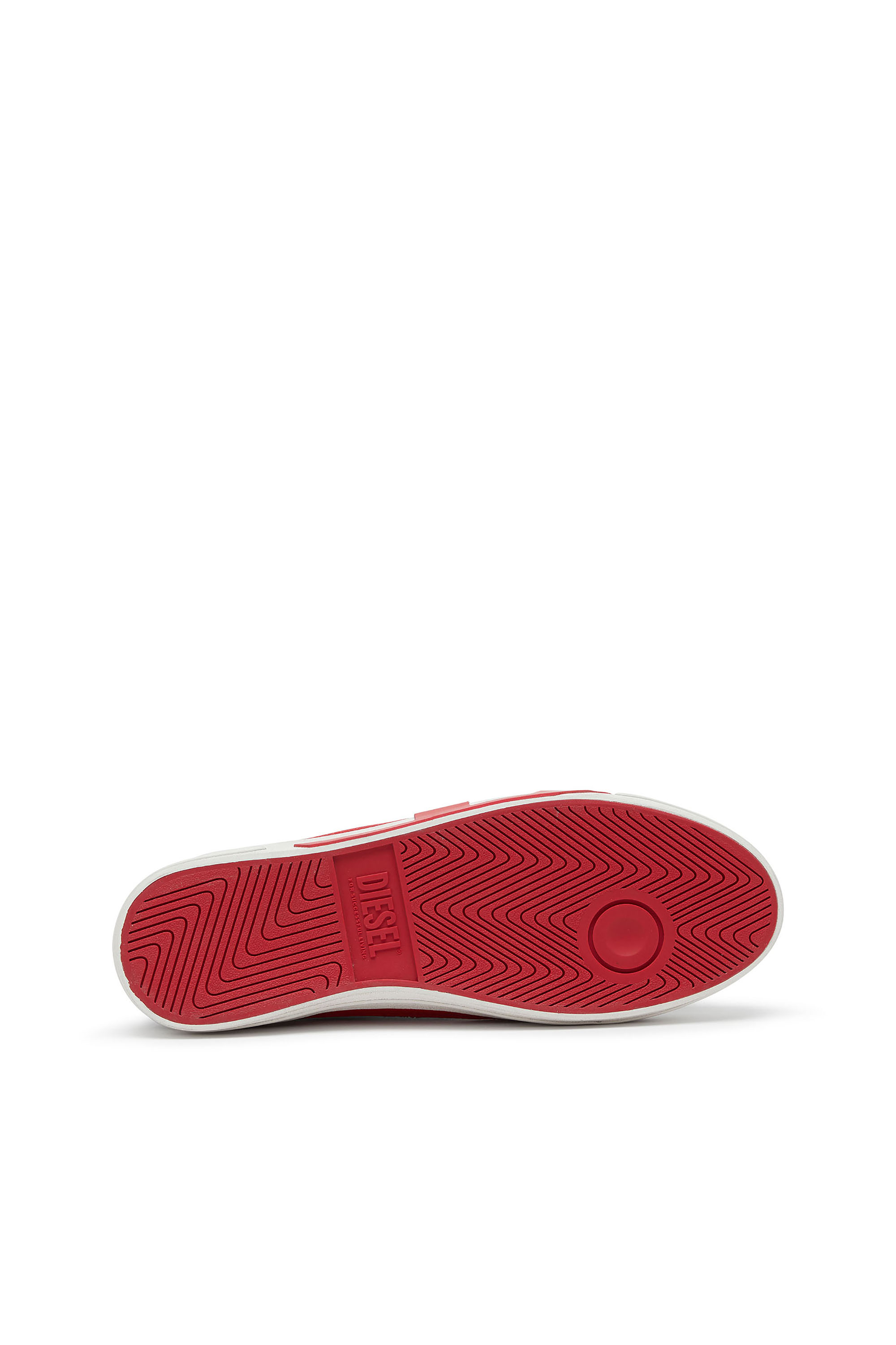 Diesel - S-D-VERSE MID II, Male's ミッドカットスニーカー in ブラック/レッド - 5