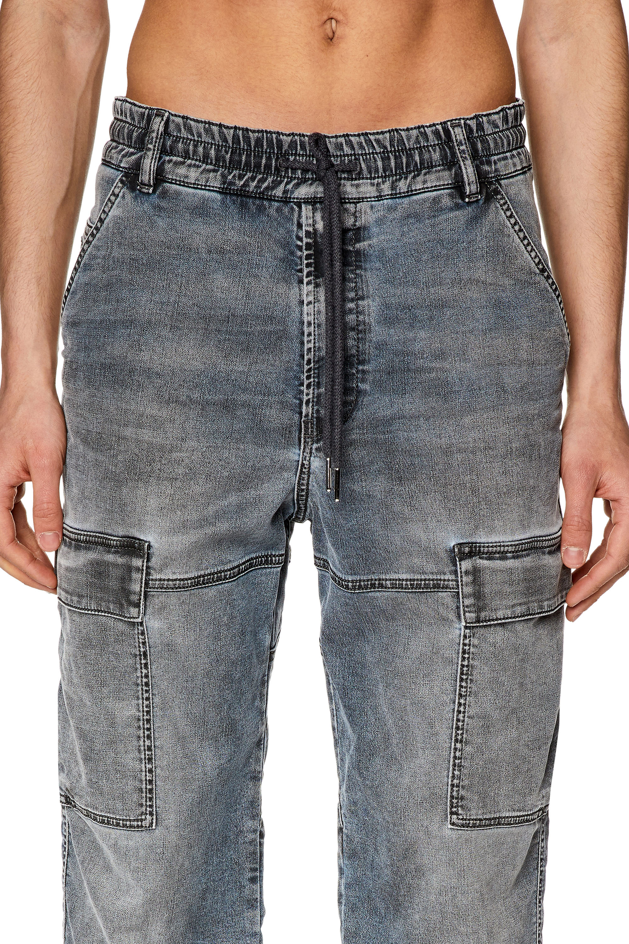 Diesel - Tapered 2030 D-Krooley Joggjeans® 068EZ, グレー - Image 4