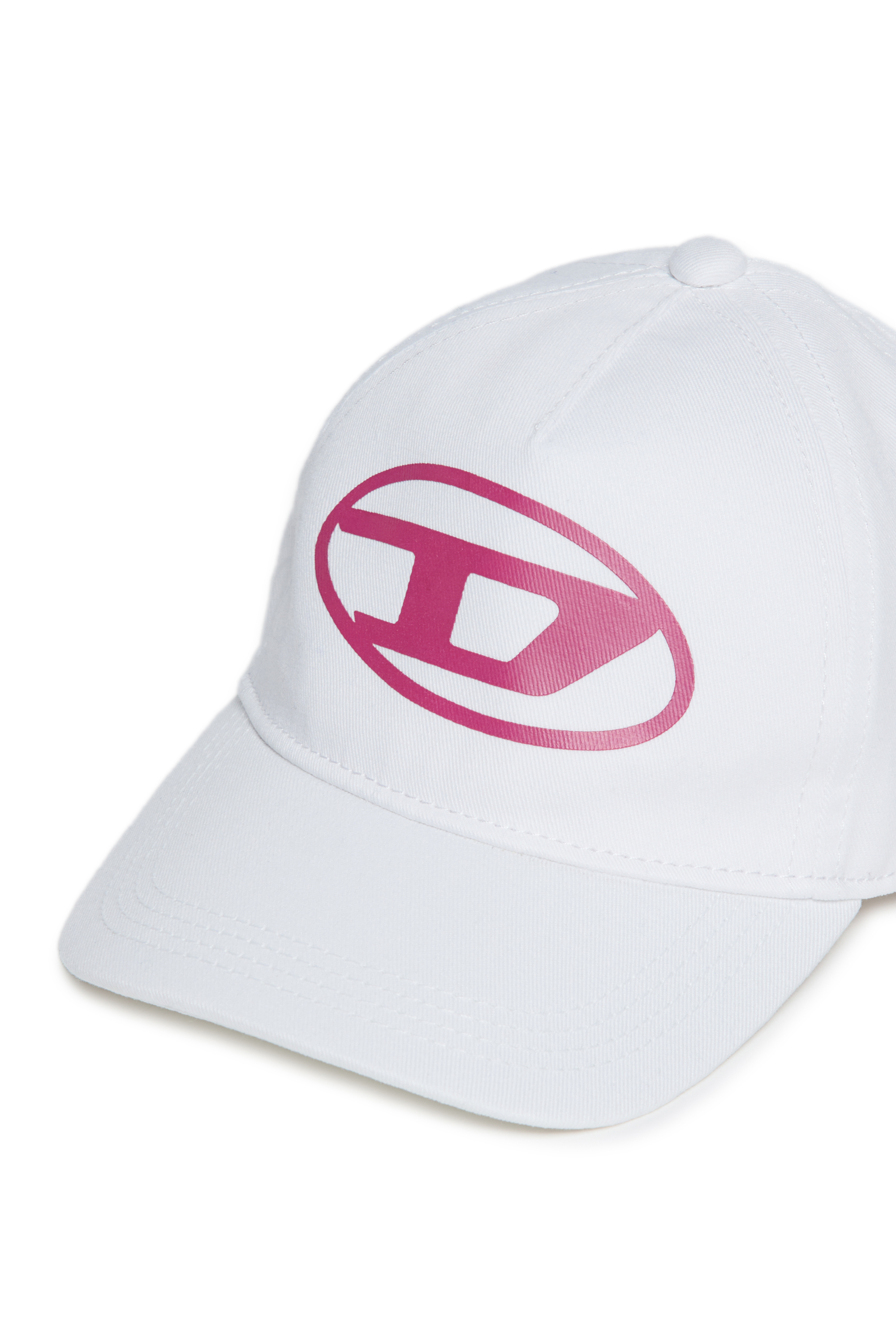 Diesel - FARMYB, Unisex's ベースボールキャップ in ホワイト/ピンク - 3