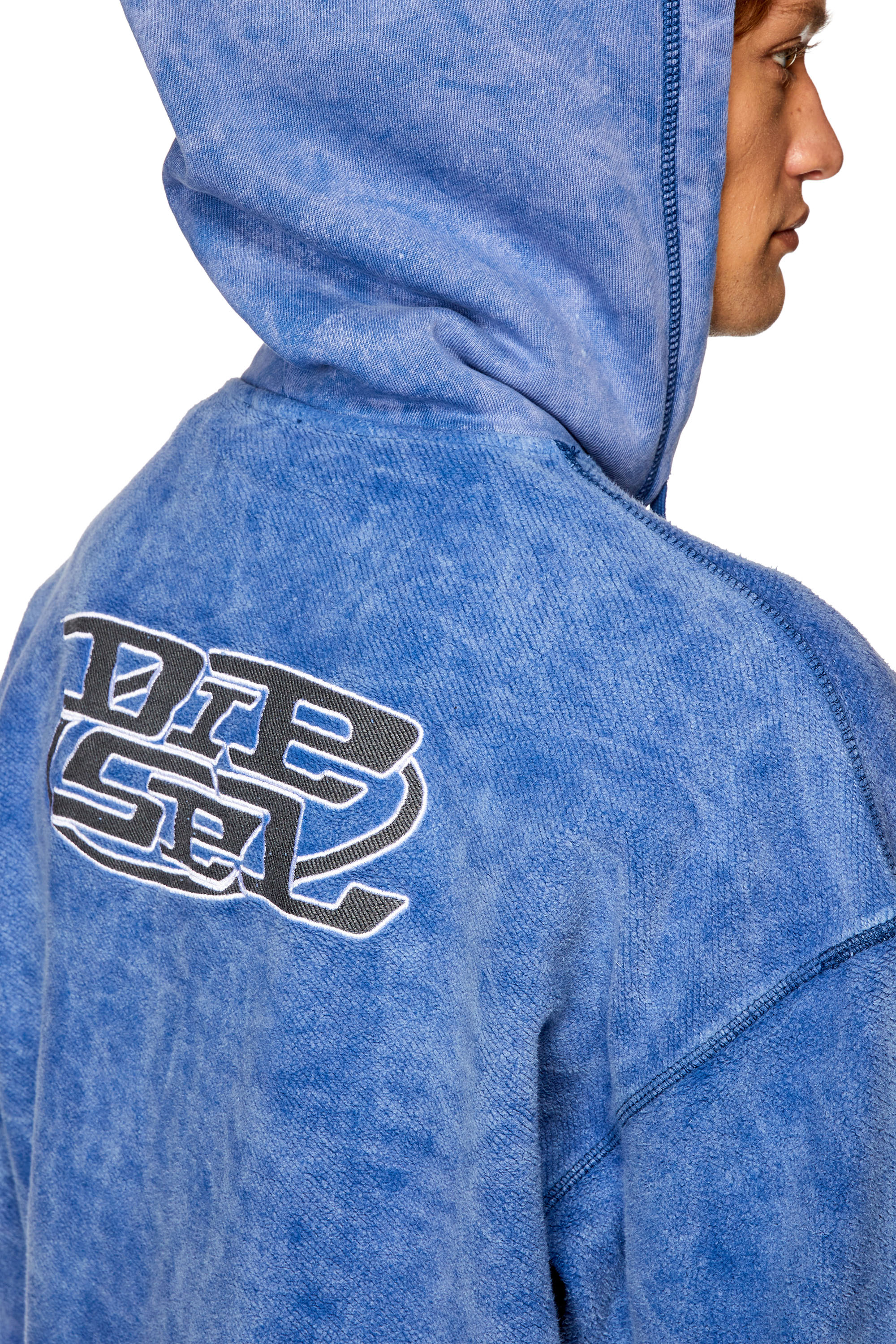 Diesel - S-ORS-HOOD-ZIP, ブルー - Image 3