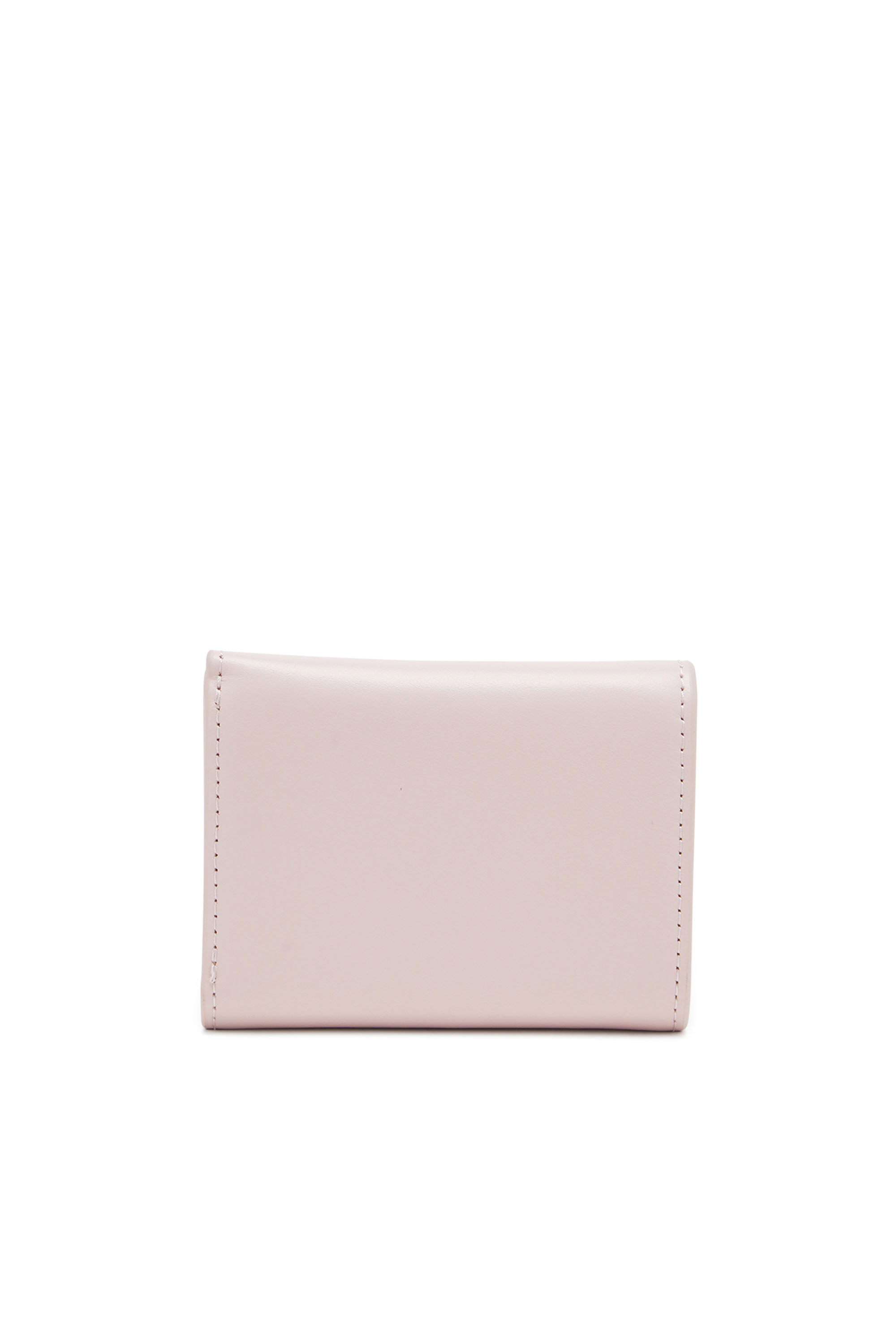 Diesel - 1DR TRI FOLD COIN XS II, Female's Tri-fold wallet in pastel leather in ピンク / ホワイト - 2