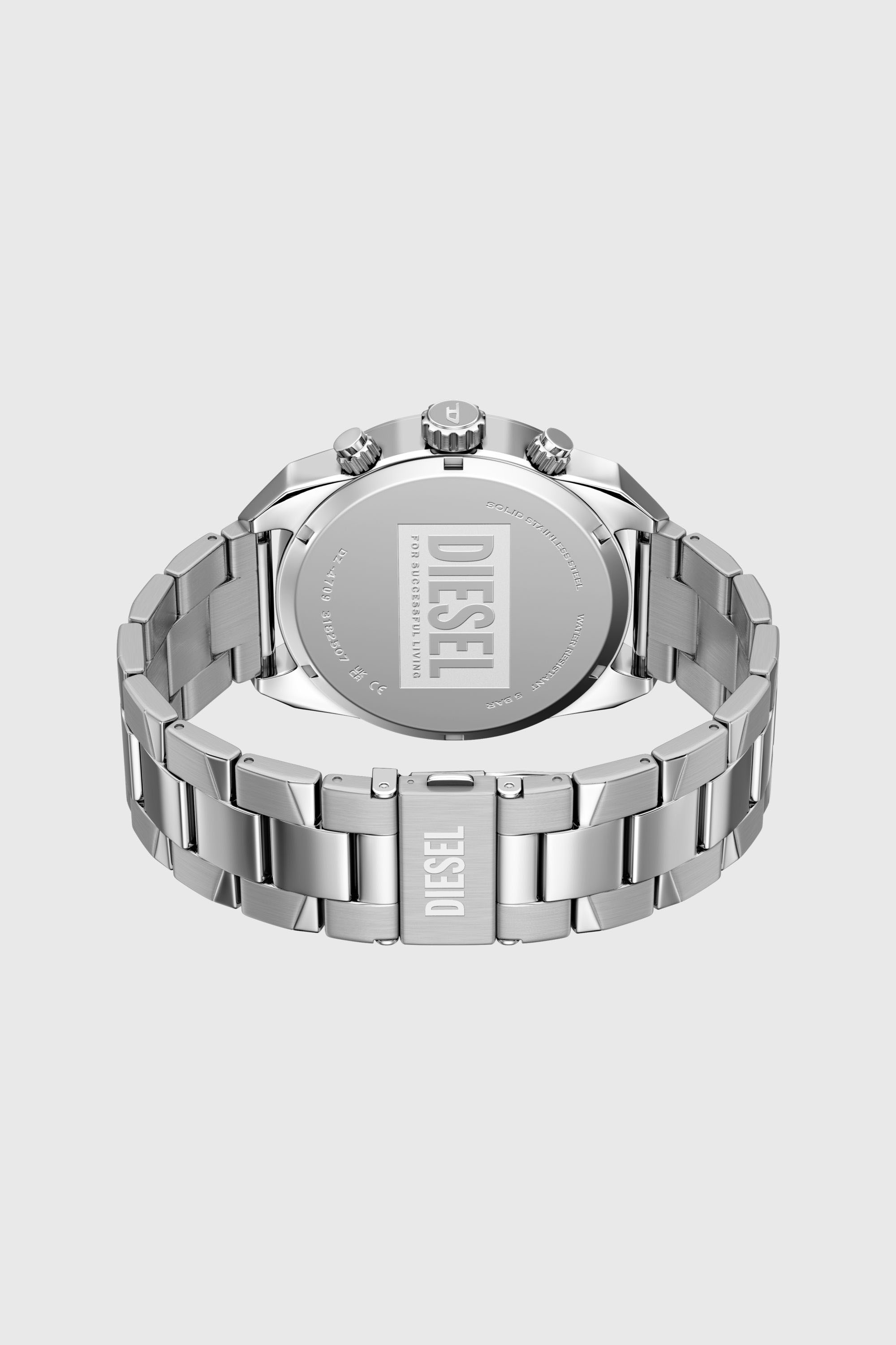 Diesel - DZ4709 WATCH, Male's Spiked Stainless Steel Watch in シルバー - 6