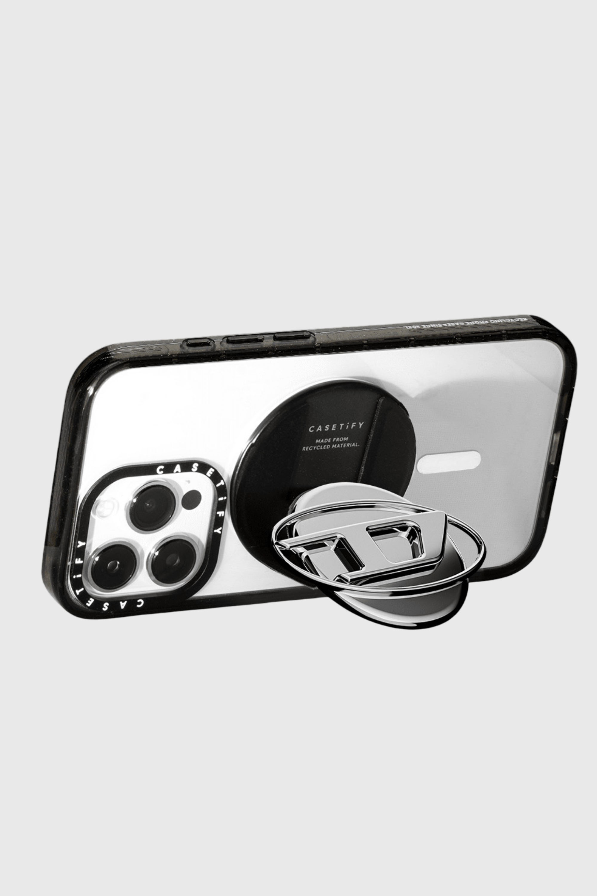 Diesel - 60372 CASETIFY  GRIP STAND, Unisex's UNIVERSAL in シルバー - 4