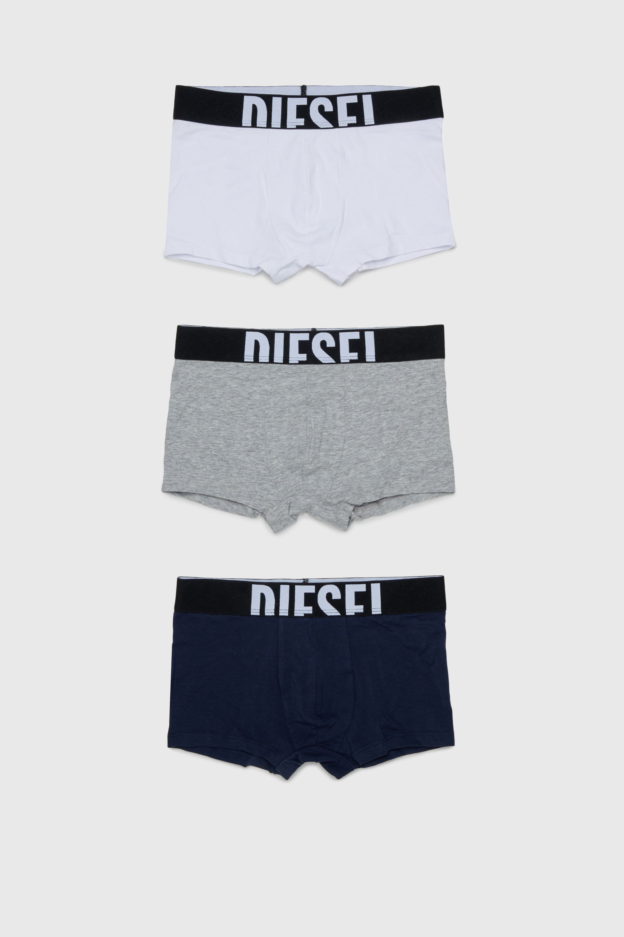 Diesel - UM-UMILLOTRIPACK-DD, Male's ボクサーパンツ in グレー/ブラック - 1