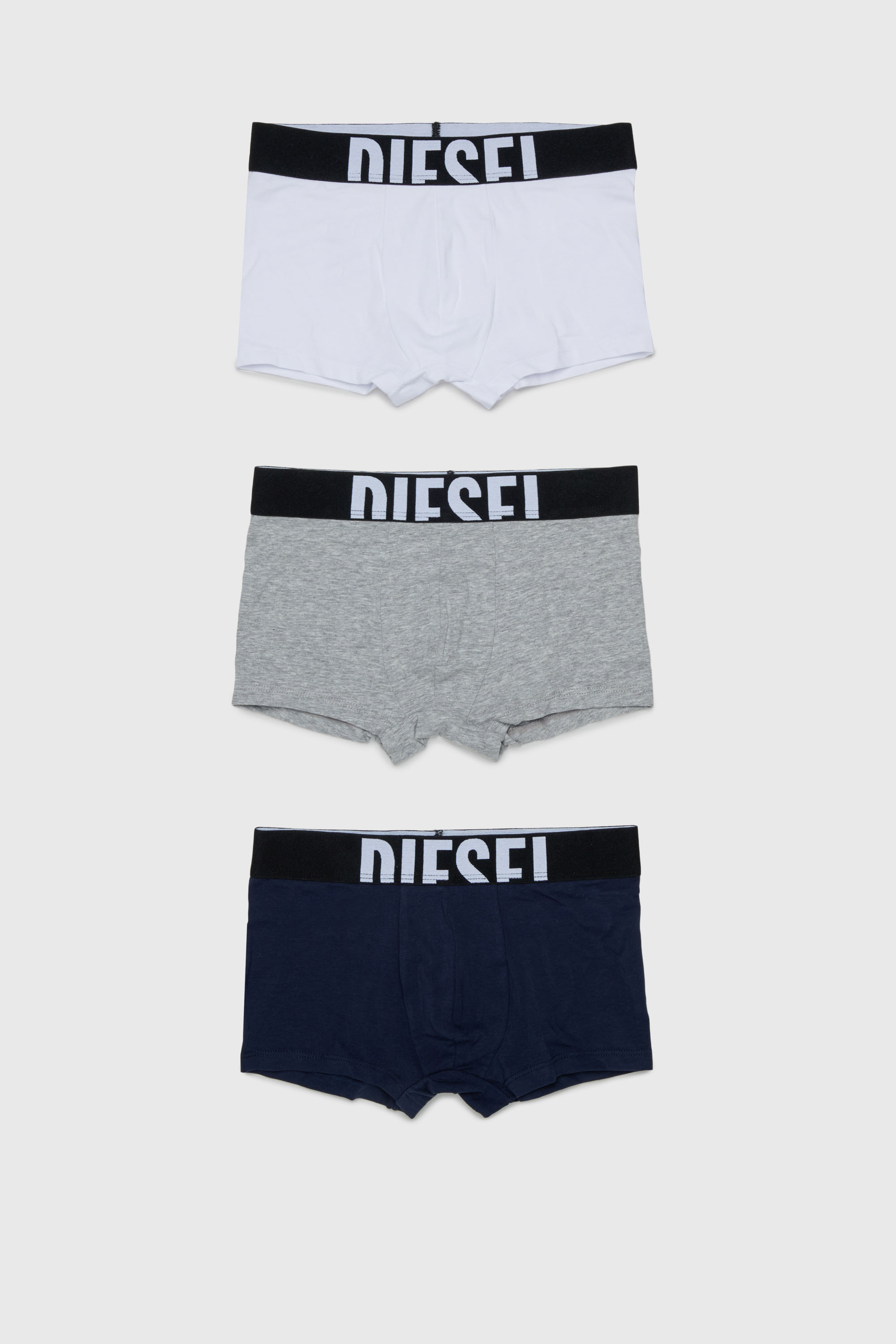 Diesel - UM-UMILLOTRIPACK-DD, Male's ボクサーパンツ in グレー/ブラック - 1
