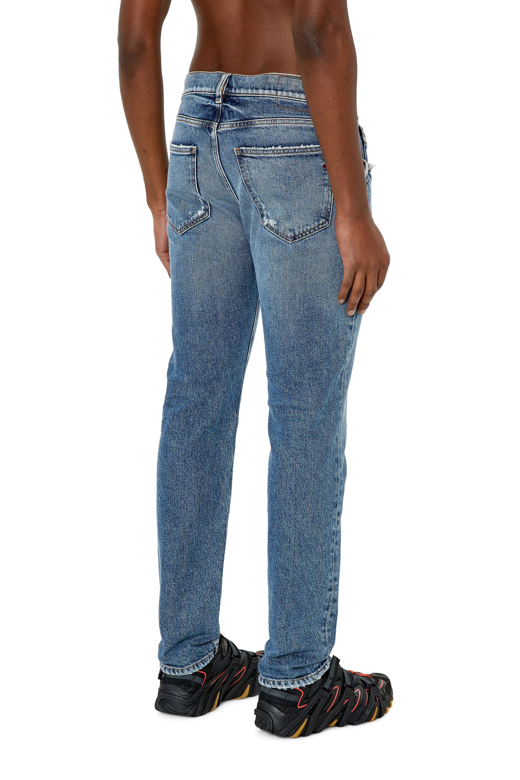 Diesel - Slim Jeans 2019 D-Strukt 09F16, ミディアムブルー - Image 2
