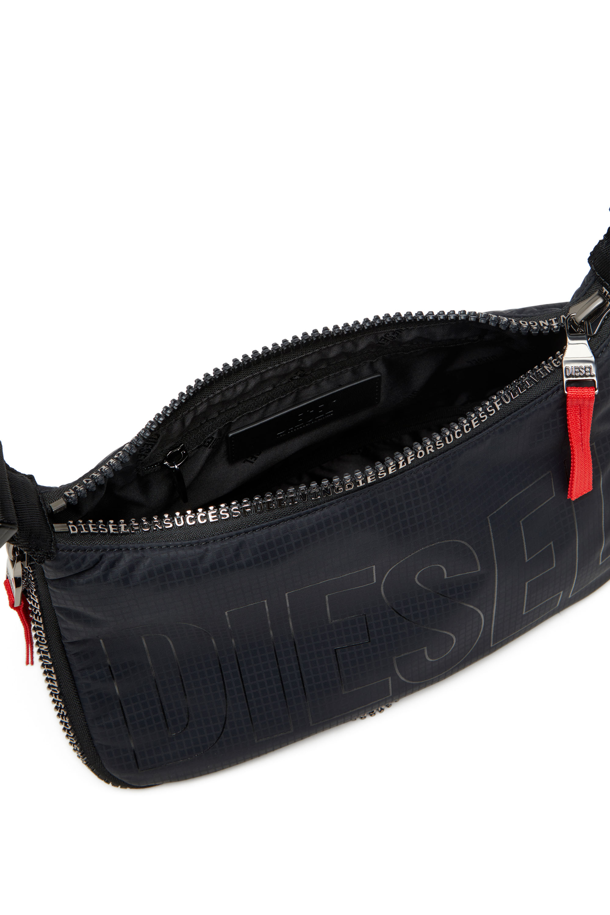 Diesel - ZIP-D CROSSBODY BAG X, Unisex's ショルダーバッグ in ブラック - 5
