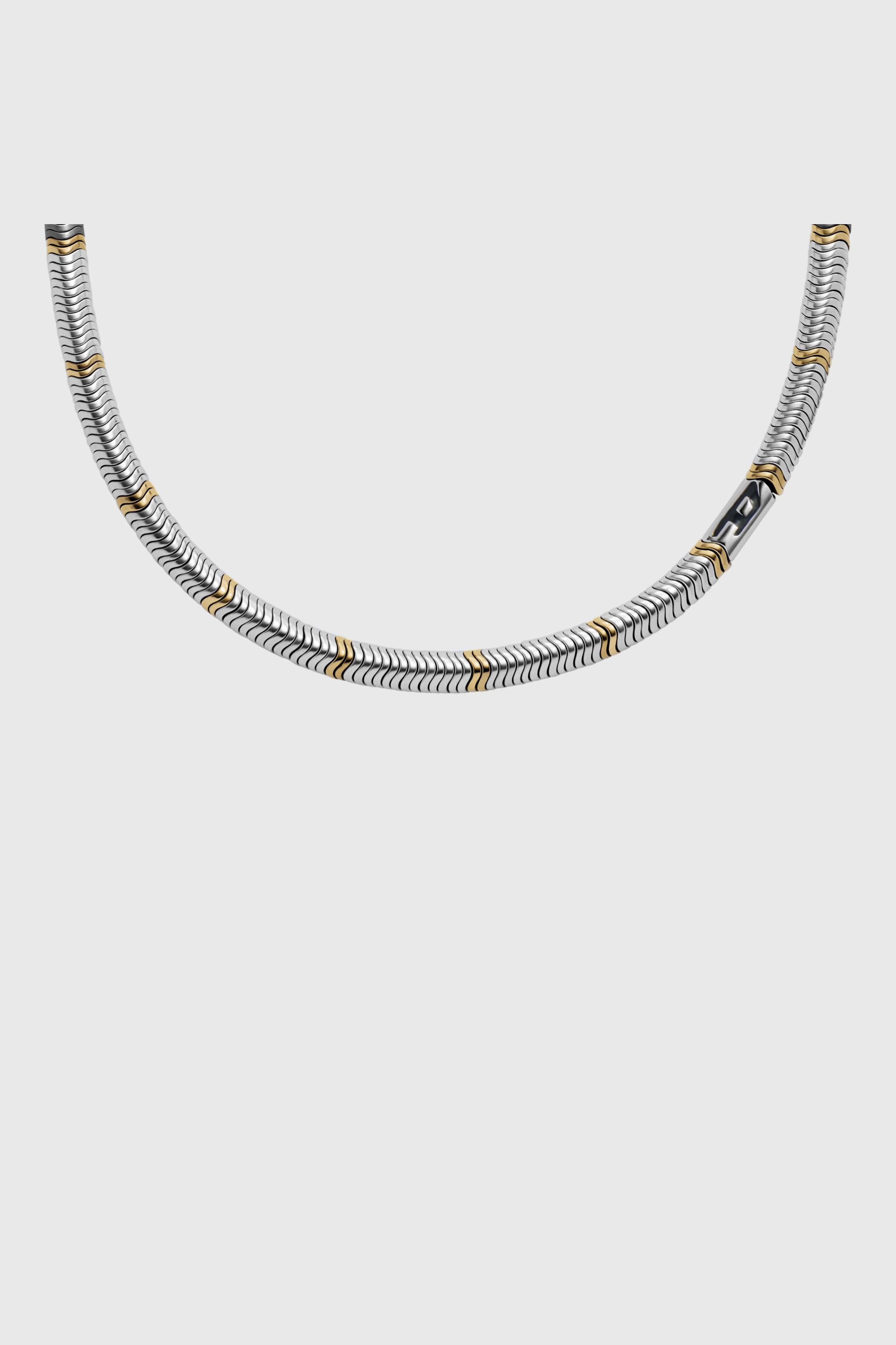 Diesel - DX1575931 JEWEL, Unisex's ネックレス in シルバー/ゴールド - 2