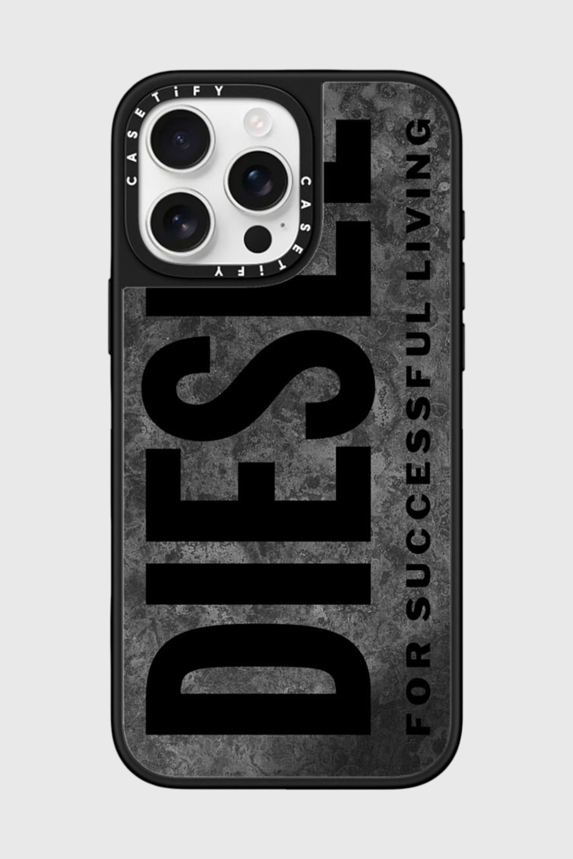 Diesel - 60323 CASETIFY MOULDED CASE, Unisex's IPHONE 16 PRO MAX in グレー/ブラック - 1