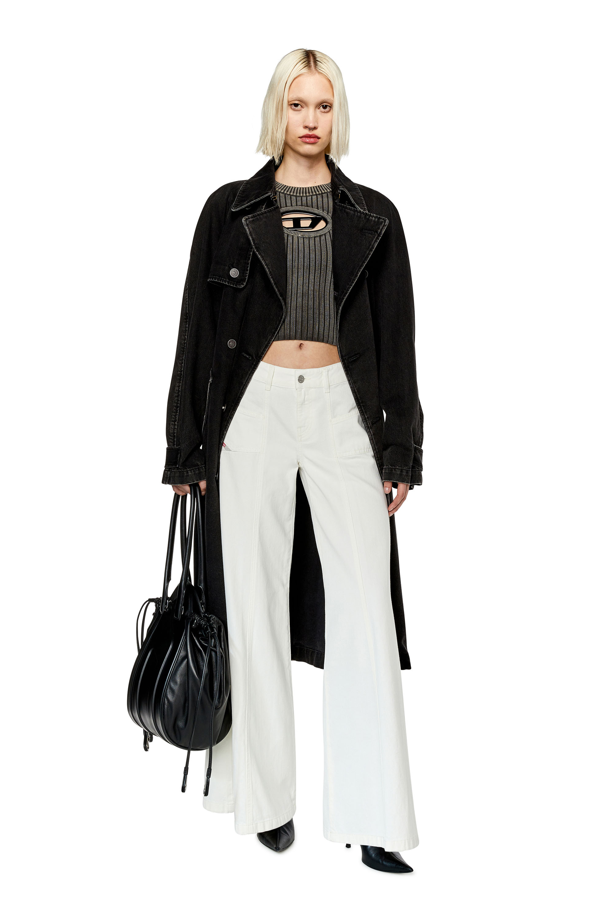 Diesel - Bootcut and Flare Jeans D-Akii 068JQ, ホワイト - Image 4