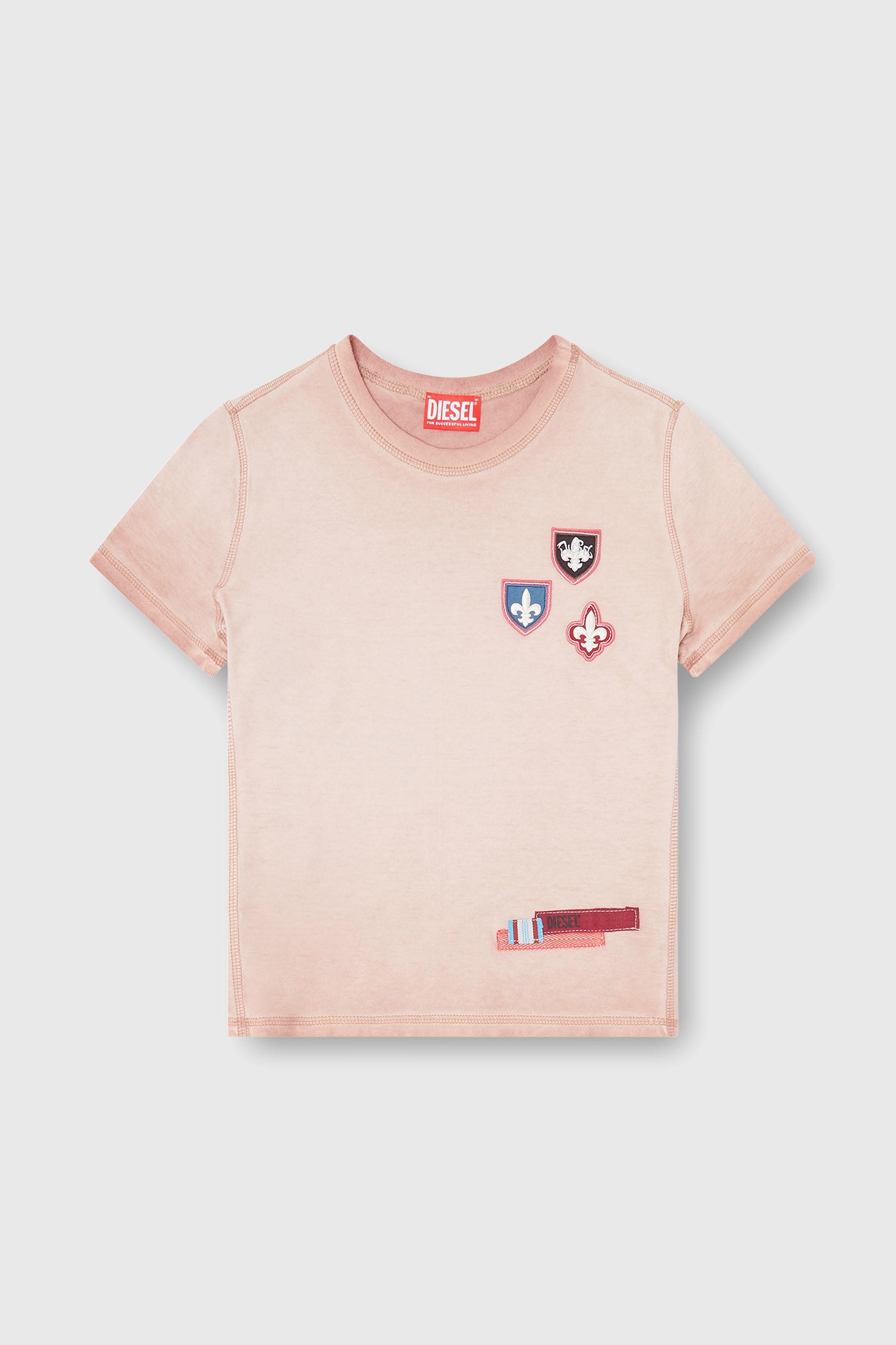 Diesel - T-UNCUTY-WAF, Female's Tシャツ in フェースパウダー - 2